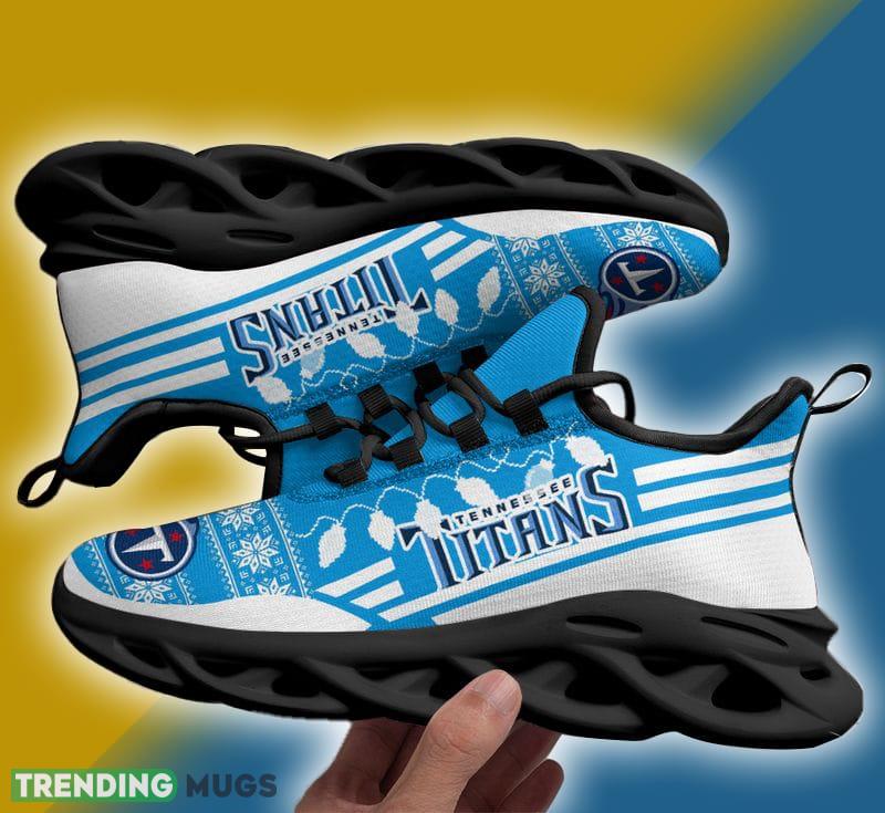 Tennessee Titans X max Santa Claus Max Soul Shoes Sleek Christmas Sneakers Max Soul Tennessee Titans X max Santa Claus Max Soul Shoes Sleek Christmas Sneakers Max Soul