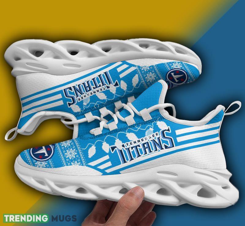 Tennessee Titans X-max Santa Claus Max Soul Shoes Sleek Christmas Sneakers - Tennessee Titans X-max Santa Claus Max Soul Shoes Christmas Sneakers Photo 1 Tennessee Titans X-max Santa Claus Max Soul Shoes Sleek Christmas Sneakers - Tennessee Titans X-max Santa Claus Max Soul Shoes Christmas Sneakers Photo 1