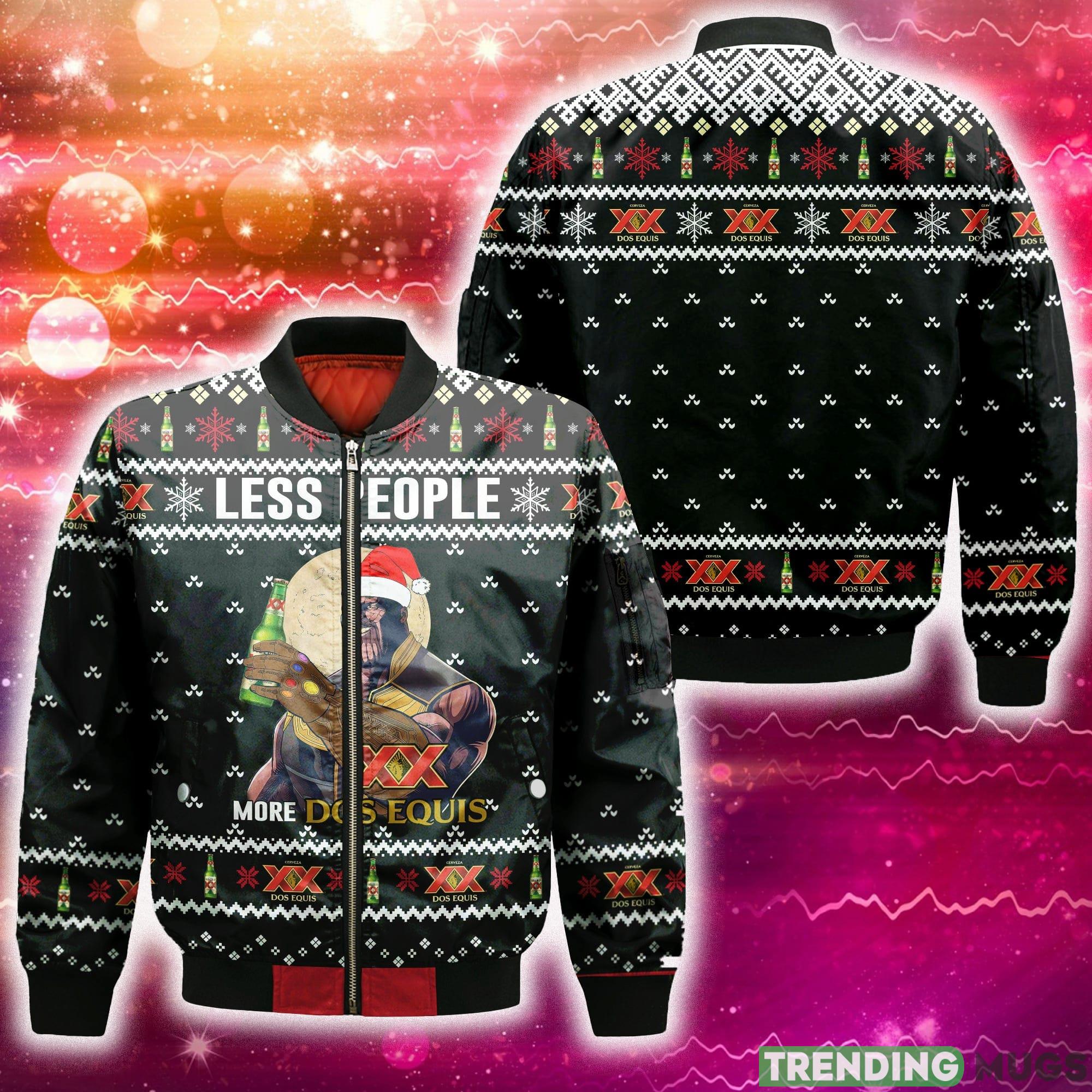 Thanos Less People More Dos Equis 3D Bomber AOP For Men And Women Gift Christmas - Thanos Less People More Dos Equis 3D Bomber AOP For Men And Women Gift Christmas Thanos Less People More Dos Equis 3D Bomber AOP For Men And Women Gift Christmas - Thanos Less People More Dos Equis 3D Bomber AOP For Men And Women Gift Christmas