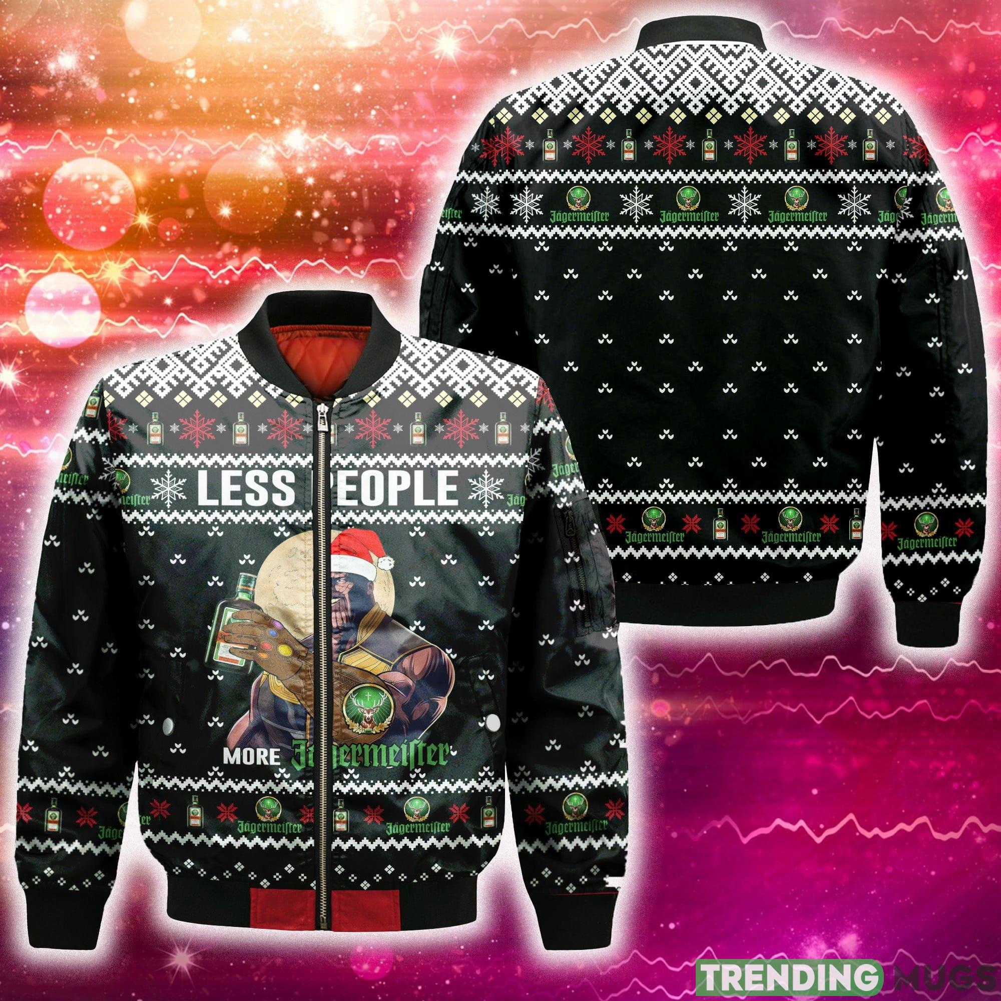 Thanos Less People More Jagermeister 3D Bomber AOP For Men And Women Gift Christmas - Thanos Less People More Jagermeister 3D Bomber AOP For Men And Women Gift Christmas Thanos Less People More Jagermeister 3D Bomber AOP For Men And Women Gift Christmas - Thanos Less People More Jagermeister 3D Bomber AOP For Men And Women Gift Christmas