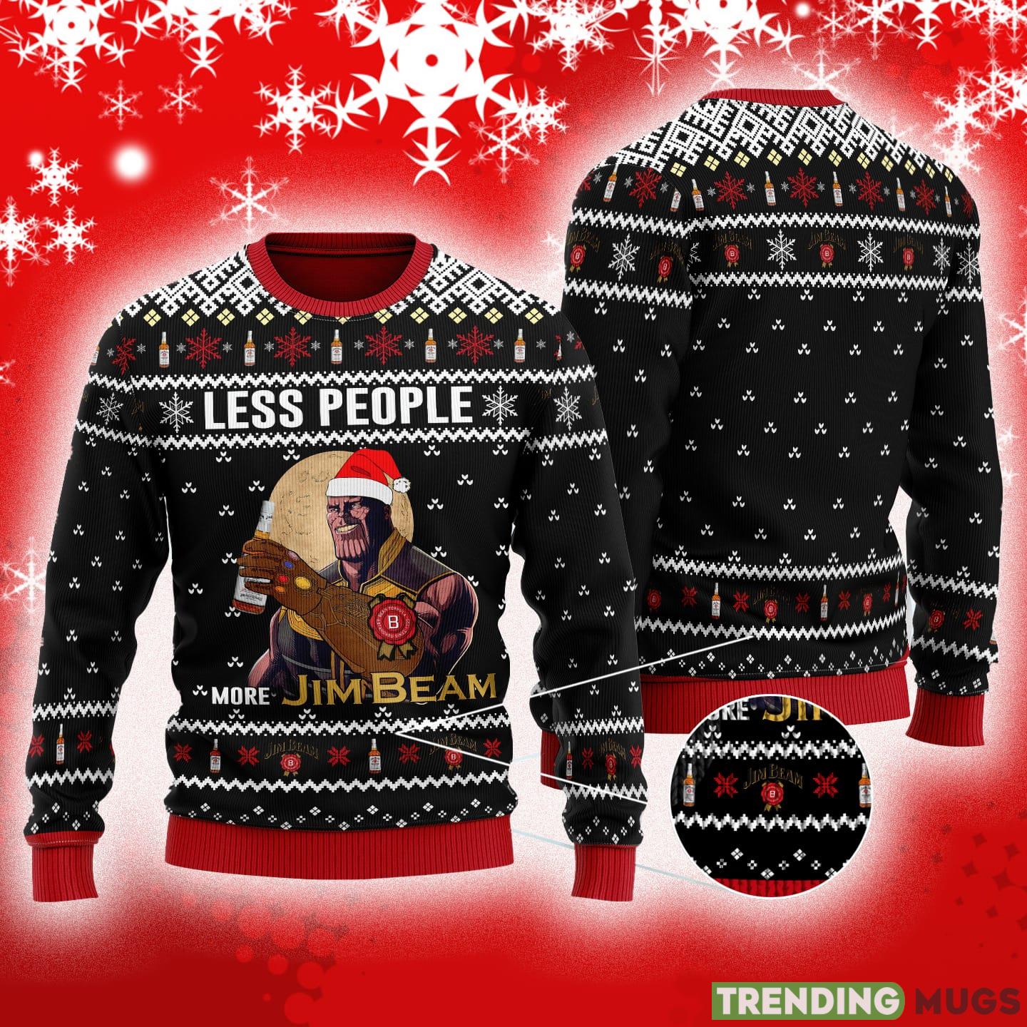 Thanos Less People More Jim Beam Ugly Christmas Sweater For Men And Women Gift - Thanos Less People More Jim Beam Ugly Christmas Sweater For Men And Women Gift Thanos Less People More Jim Beam Ugly Christmas Sweater For Men And Women Gift - Thanos Less People More Jim Beam Ugly Christmas Sweater For Men And Women Gift