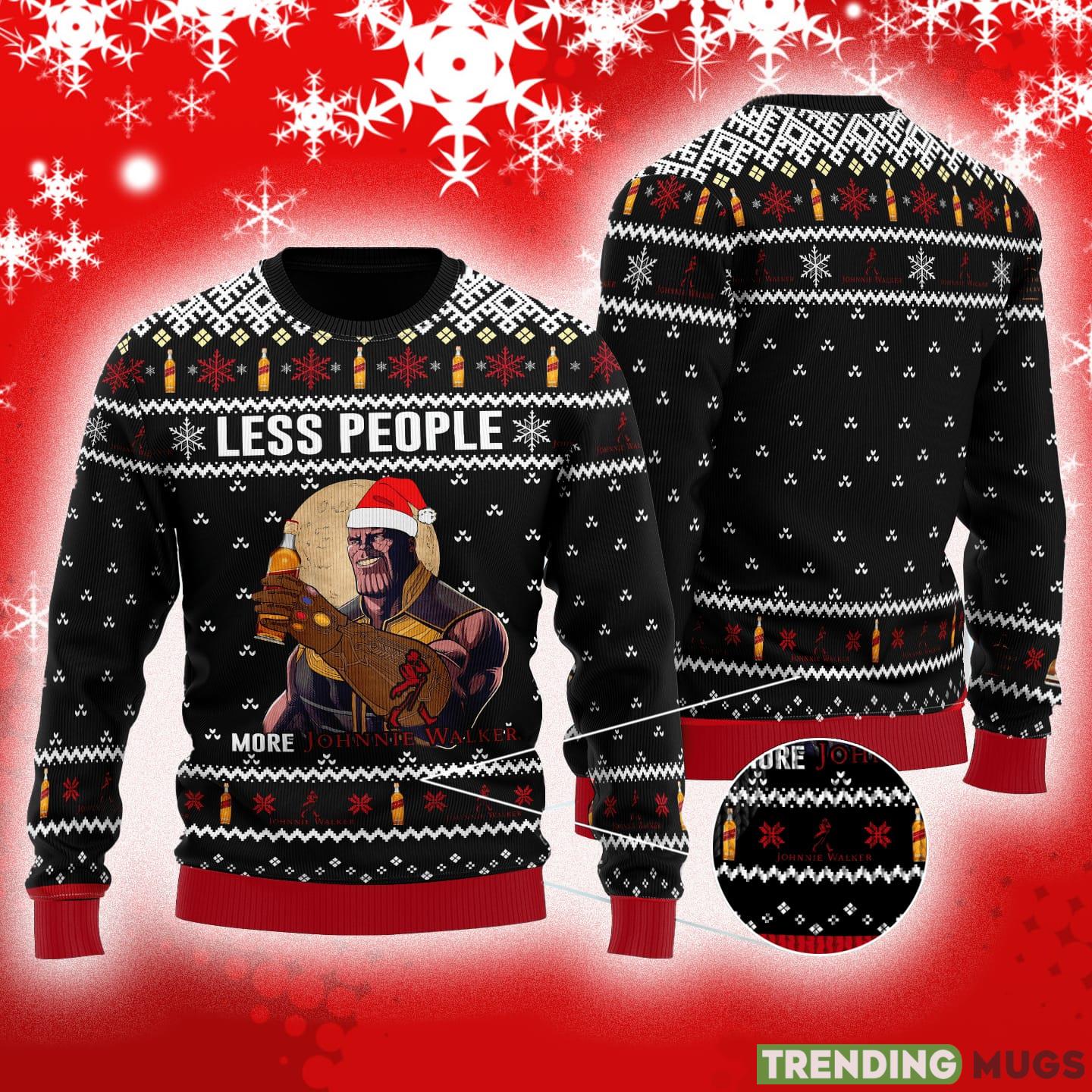 Thanos Less People More Johnnie Walker Ugly Christmas Sweater For Men And Women Gift - Thanos Less People More Johnnie Walker Ugly Christmas Sweater For Men And Women Gift Thanos Less People More Johnnie Walker Ugly Christmas Sweater For Men And Women Gift - Thanos Less People More Johnnie Walker Ugly Christmas Sweater For Men And Women Gift