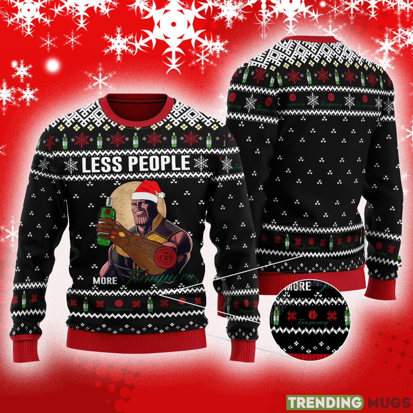Thanos Less People More Tanqueray Ultra Ugly Christmas Sweater For Men And Women Gift - Thanos Less People More Tanqueray Ultra Ugly Christmas Sweater For Men And Women Gift Thanos Less People More Tanqueray Ultra Ugly Christmas Sweater For Men And Women Gift - Thanos Less People More Tanqueray Ultra Ugly Christmas Sweater For Men And Women Gift
