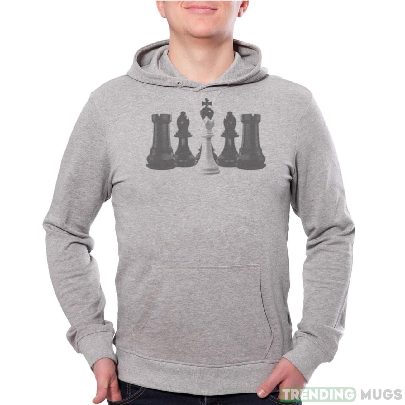 The chess grandmaster shirt - Grey Unisex Hoodie The chess grandmaster shirt - Grey Unisex Hoodie