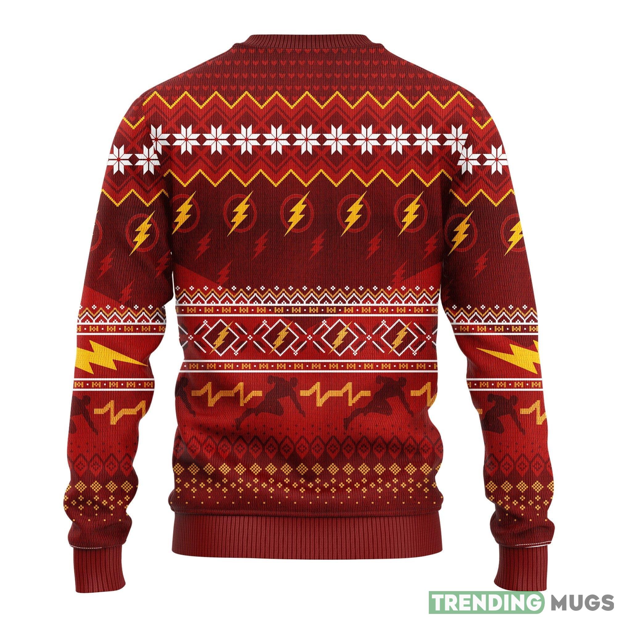 The Flash Haphazard Ideas Ugly Christmas Sweater Gift Thanksgiving 3D Sweater The Flash Haphazard Ideas Ugly Christmas Sweater Gift Thanksgiving 3D Sweater