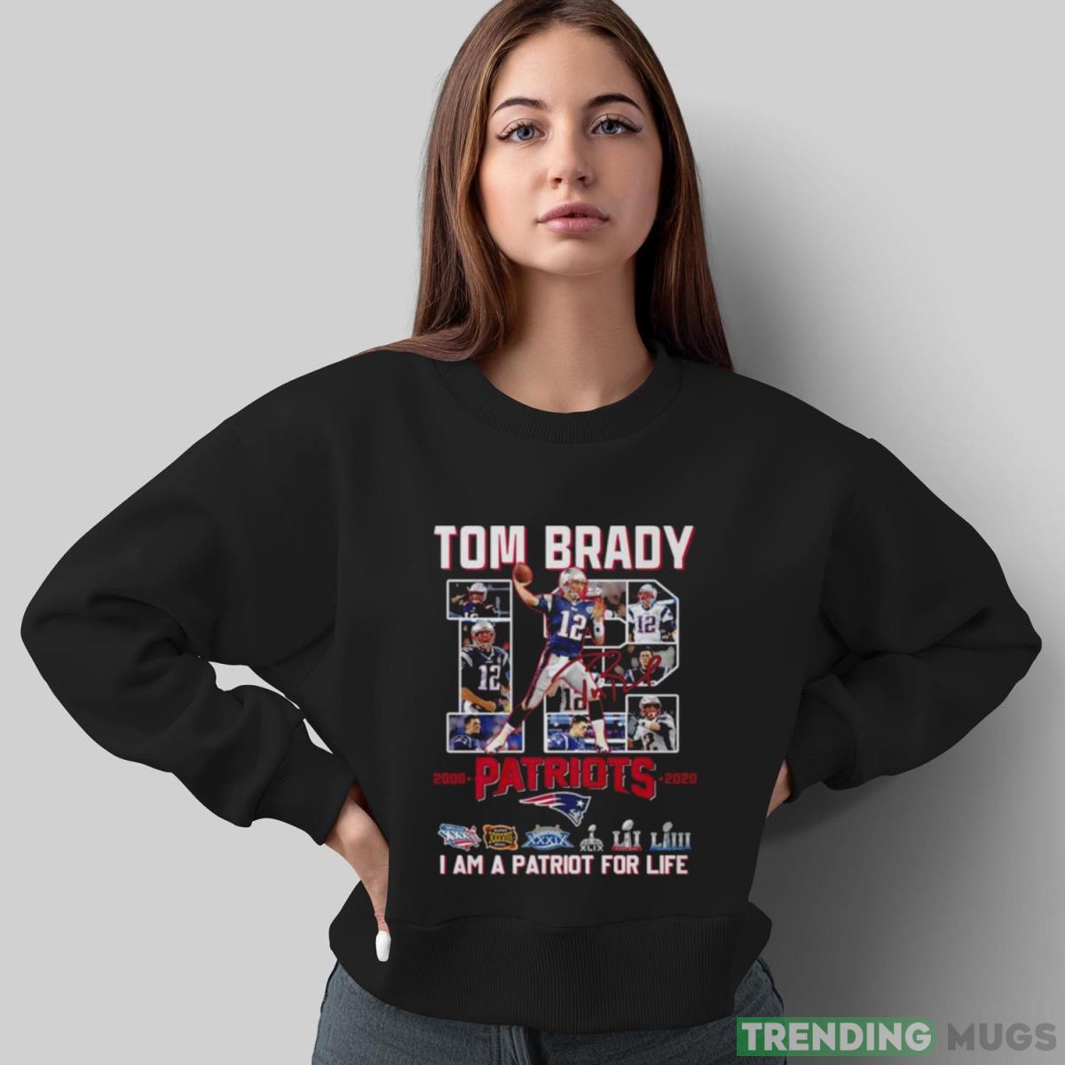 Tom Brady 12 Patriots I am a patriot for life signature photo t shirt Dark Shirt Tom Brady 12 Patriots I am a patriot for life signature photo t shirt Dark Shirt