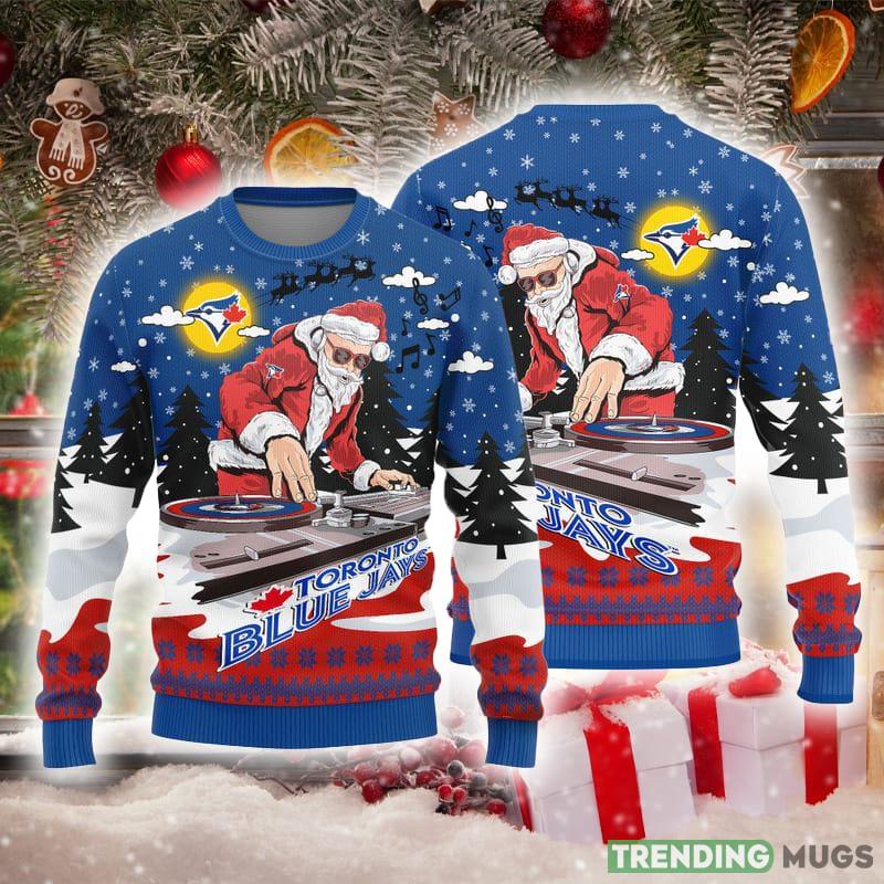 Toronto Blue Jays Christmas Funny DJ Santa Knitted Ugly Christmas Sweater AOP Gift For Men And Women - Toronto Blue Jays Christmas Funny DJ Santa Knitted Ugly Christmas Sweater AOP Gift For Men And Women Toronto Blue Jays Christmas Funny DJ Santa Knitted Ugly Christmas Sweater AOP Gift For Men And Women - Toronto Blue Jays Christmas Funny DJ Santa Knitted Ugly Christmas Sweater AOP Gift For Men And Women