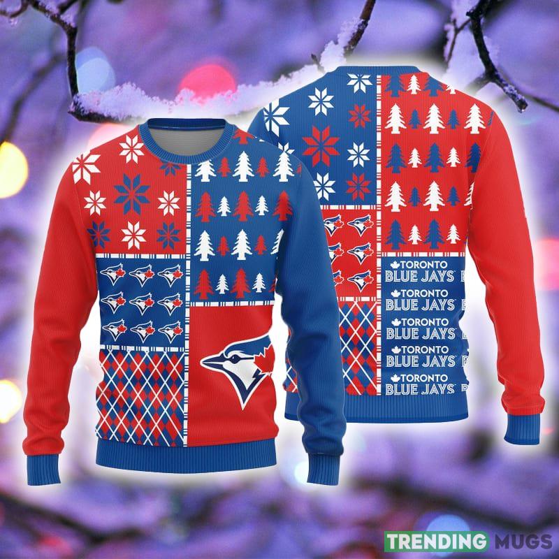 Toronto Blue Jays Christmas Pine Trees Pattern Knitted Ugly Christmas Sweater AOP Gift For Men And Women - Toronto Blue Jays Christmas Pine Trees Pattern Knitted Ugly Christmas Sweater AOP Gift For Men And Women Toronto Blue Jays Christmas Pine Trees Pattern Knitted Ugly Christmas Sweater AOP Gift For Men And Women - Toronto Blue Jays Christmas Pine Trees Pattern Knitted Ugly Christmas Sweater AOP Gift For Men And Women