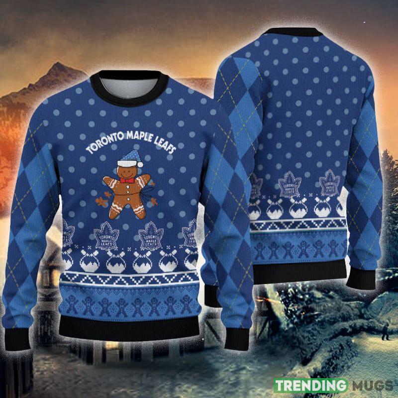 Toronto Maple Leafs Christmas Gingerbread Man Knitted Ugly Christmas Sweater AOP Gift For Men And Women - Toronto Maple Leafs Christmas Gingerbread Man Knitted Ugly Christmas Sweater AOP Gift For Men And Women Toronto Maple Leafs Christmas Gingerbread Man Knitted Ugly Christmas Sweater AOP Gift For Men And Women - Toronto Maple Leafs Christmas Gingerbread Man Knitted Ugly Christmas Sweater AOP Gift For Men And Women