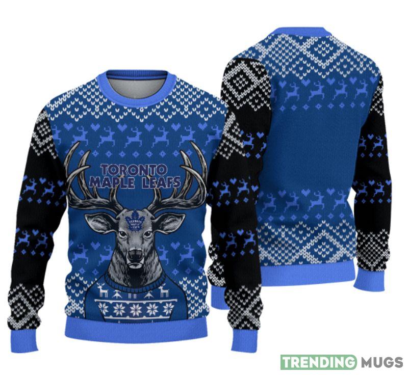 Toronto Maple Leafs Christmas Reindeer Knitted Sweater Gift For Men And Women - Toronto Maple Leafs Christmas Reindeer Knitted Sweater Gift For Men And Women Toronto Maple Leafs Christmas Reindeer Knitted Sweater Gift For Men And Women - Toronto Maple Leafs Christmas Reindeer Knitted Sweater Gift For Men And Women