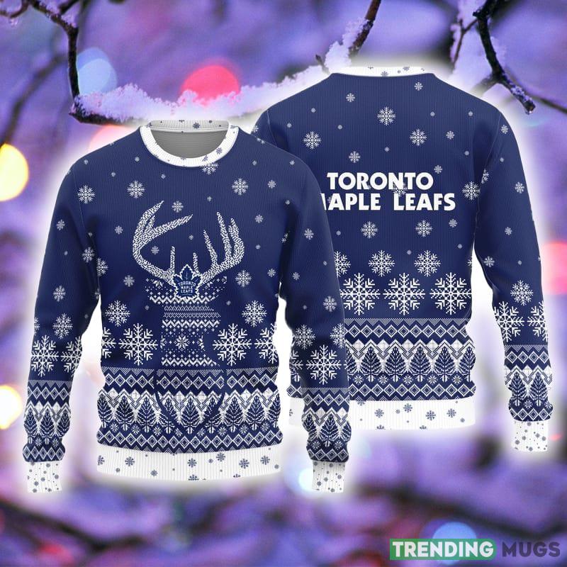 Toronto Maple Leafs Christmas Reindeer Ugly Christmas Sweater Greetings AOP Gift For Fans - Toronto Maple Leafs Christmas Reindeer Ugly Christmas Sweater Greetings AOP Gift For Fans Toronto Maple Leafs Christmas Reindeer Ugly Christmas Sweater Greetings AOP Gift For Fans - Toronto Maple Leafs Christmas Reindeer Ugly Christmas Sweater Greetings AOP Gift For Fans