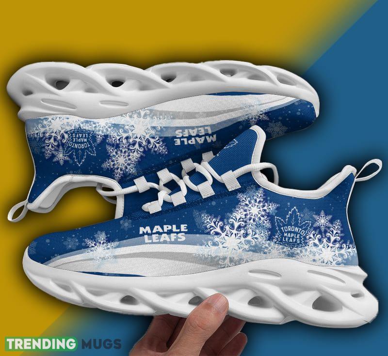 Toronto Maple Leafs Christmas Snow Max Soul Shoes Edgy Christmas Sneakers Max Soul Toronto Maple Leafs Christmas Snow Max Soul Shoes Edgy Christmas Sneakers Max Soul