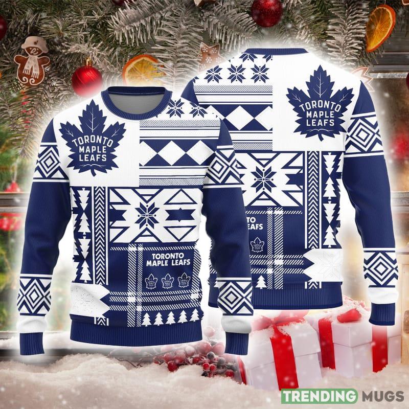 Toronto Maple Leafs Christmas Snowflakes Pattern Knitted Ugly Christmas Sweater AOP Gift For Men And Women - Toronto Maple Leafs Christmas Snowflakes Pattern Knitted Ugly Christmas Sweater AOP Gift For Men And Women Toronto Maple Leafs Christmas Snowflakes Pattern Knitted Ugly Christmas Sweater AOP Gift For Men And Women - Toronto Maple Leafs Christmas Snowflakes Pattern Knitted Ugly Christmas Sweater AOP Gift For Men And Women