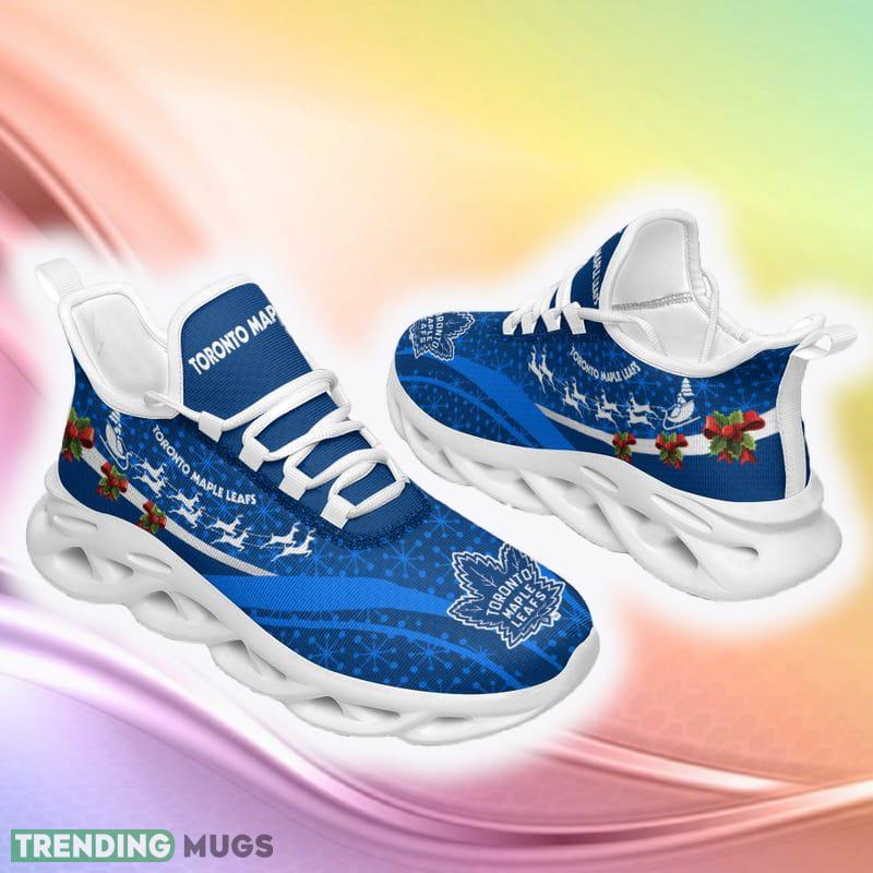 Toronto Maple Leafs Paradise Ugly Christmas Snow Flowers Blue Color Sneakers Max Soul Shoes For Fans Gift - Toronto Maple Leafs Christmas Color Sneakers Max Soul Shoes For Fans Gift Toronto Maple Leafs Paradise Ugly Christmas Snow Flowers Blue Color Sneakers Max Soul Shoes For Fans Gift - Toronto Maple Leafs Christmas Color Sneakers Max Soul Shoes For Fans Gift