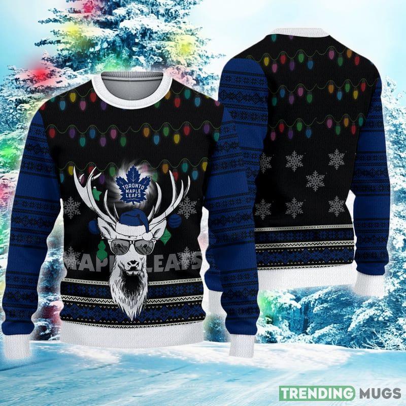 Toronto Maple Leafs Ugly Christmas Reindeer Xmas Sweater Advent Gift Mens Women - Toronto Maple Leafs Ugly Christmas Reindeer Xmas Sweater Advent Gift Mens Women Toronto Maple Leafs Ugly Christmas Reindeer Xmas Sweater Advent Gift Mens Women - Toronto Maple Leafs Ugly Christmas Reindeer Xmas Sweater Advent Gift Mens Women