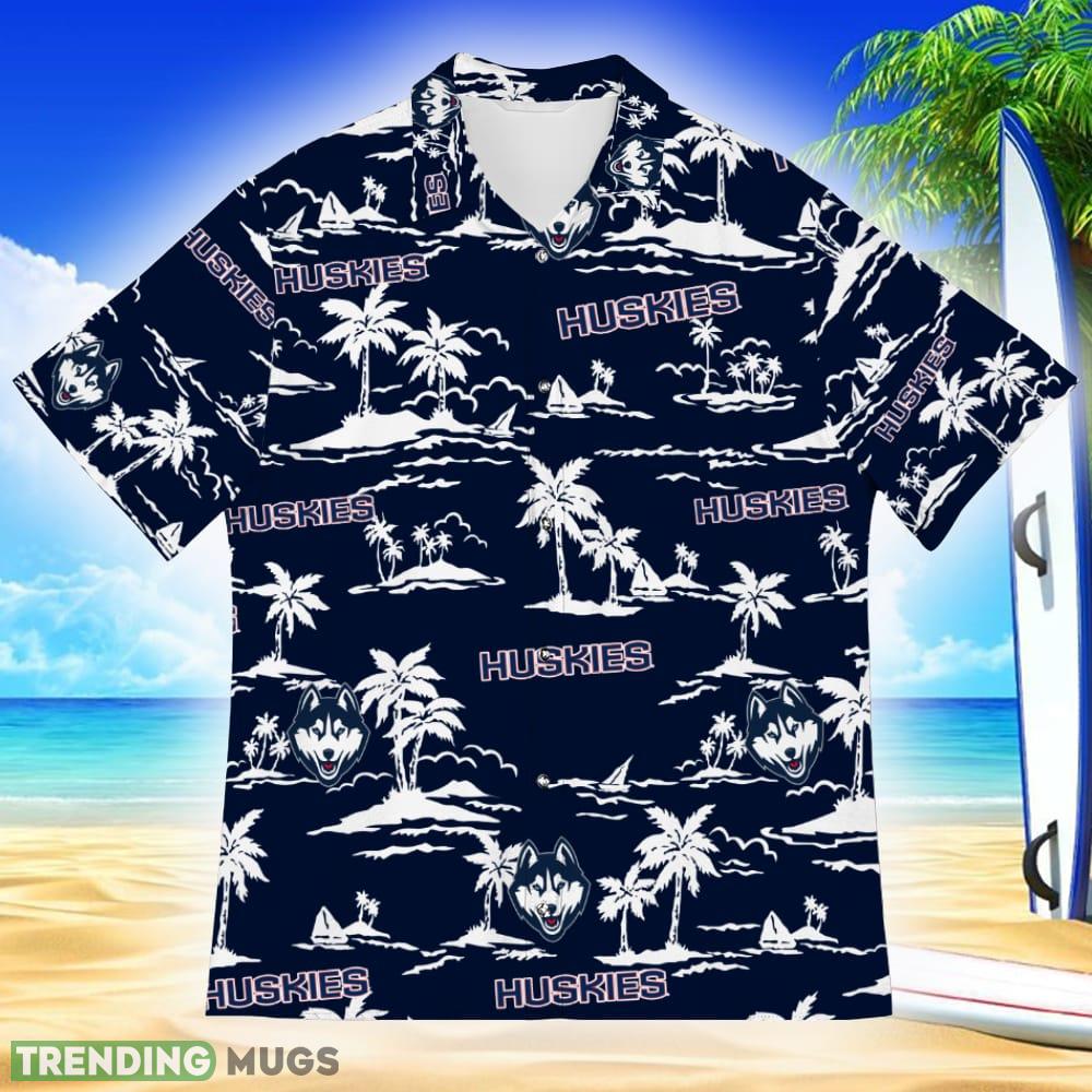 UConn Huskies Halloween Hawaiian Shirt For Men And Women Gift Beach Hawaiian Shirt UConn Huskies Halloween Hawaiian Shirt For Men And Women Gift Beach Hawaiian Shirt
