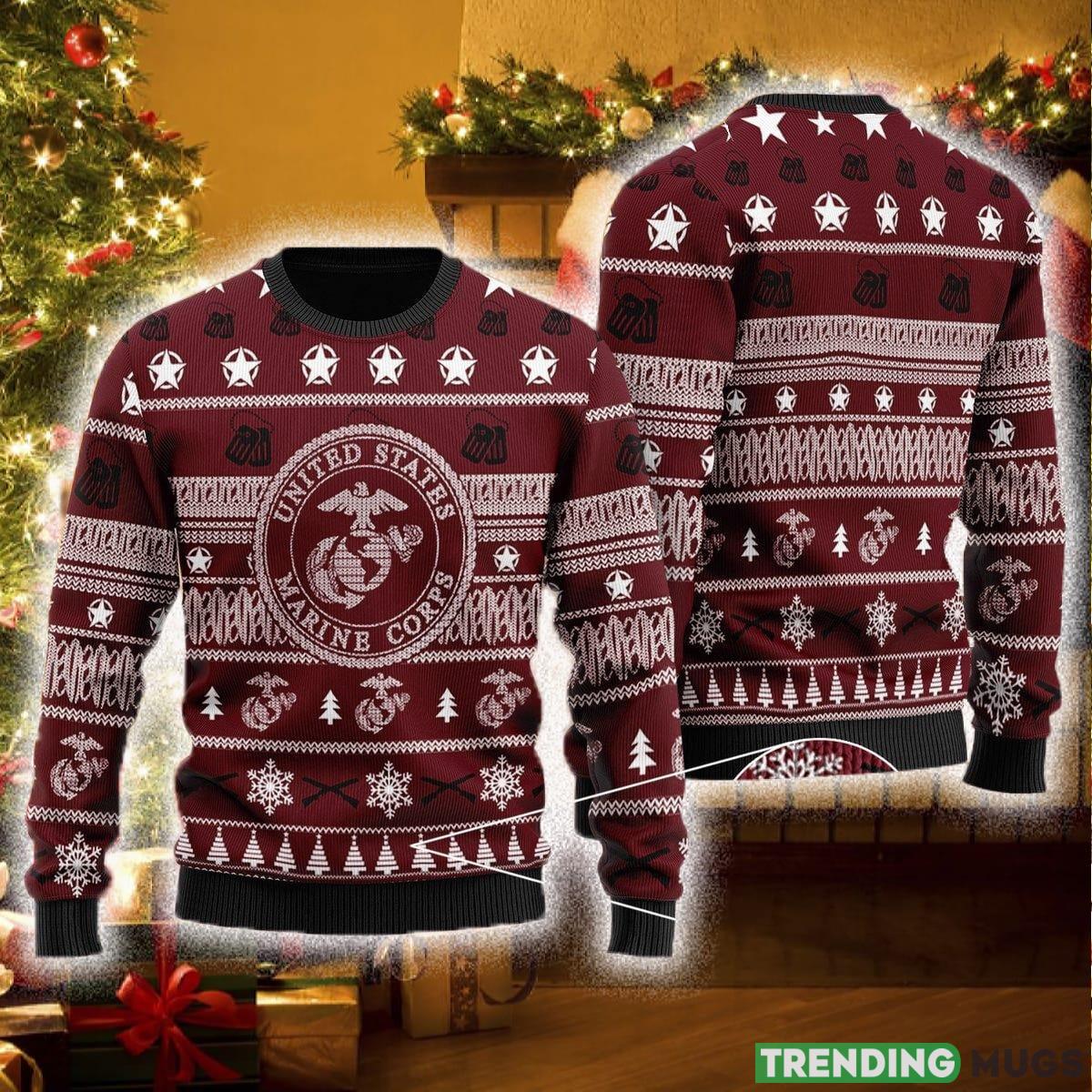 U.S Marine Corps Ugly Christmas Sweater For Men And Women - U.S Marine Corps Ugly Christmas Sweater For Men And Women U.S Marine Corps Ugly Christmas Sweater For Men And Women - U.S Marine Corps Ugly Christmas Sweater For Men And Women