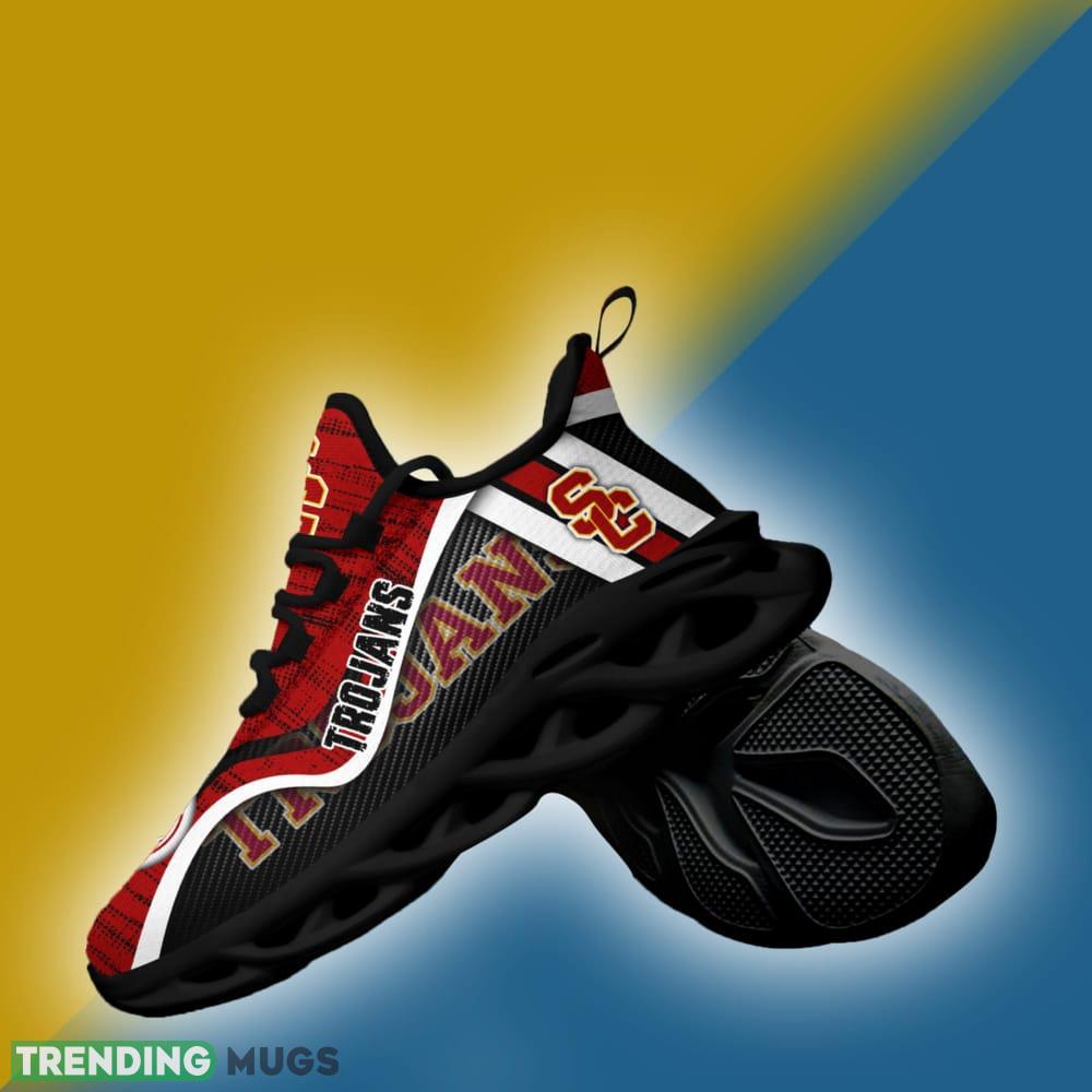 USC Trojans NCAA Max Soul Shoes Vintage Clunky Sneakers For Men And Women Max Soul USC Trojans NCAA Max Soul Shoes Vintage Clunky Sneakers For Men And Women Max Soul