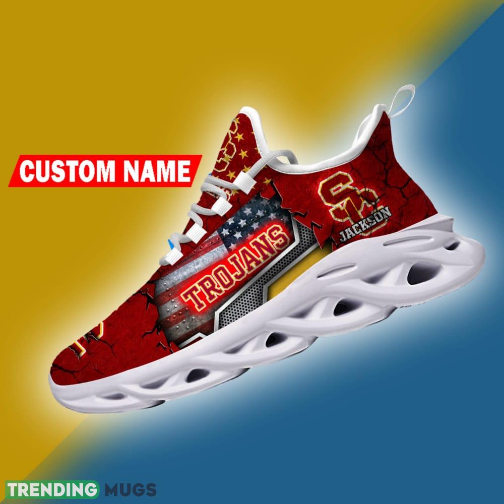 USC Trojans NCAA Sport Sneakers Flag Pattern Max Soul Shoes Personalized - USC Trojans NCAA Sport Sneakers Flag Pattern Max Soul Shoes Personalized Photo 4 USC Trojans NCAA Sport Sneakers Flag Pattern Max Soul Shoes Personalized - USC Trojans NCAA Sport Sneakers Flag Pattern Max Soul Shoes Personalized Photo 4