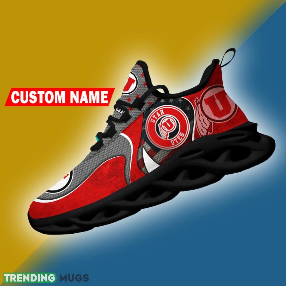 Utah Utes NCAA Logo Flag Running Shoes Personalized Max Soul Sneakers Max Soul Utah Utes NCAA Logo Flag Running Shoes Personalized Max Soul Sneakers Max Soul