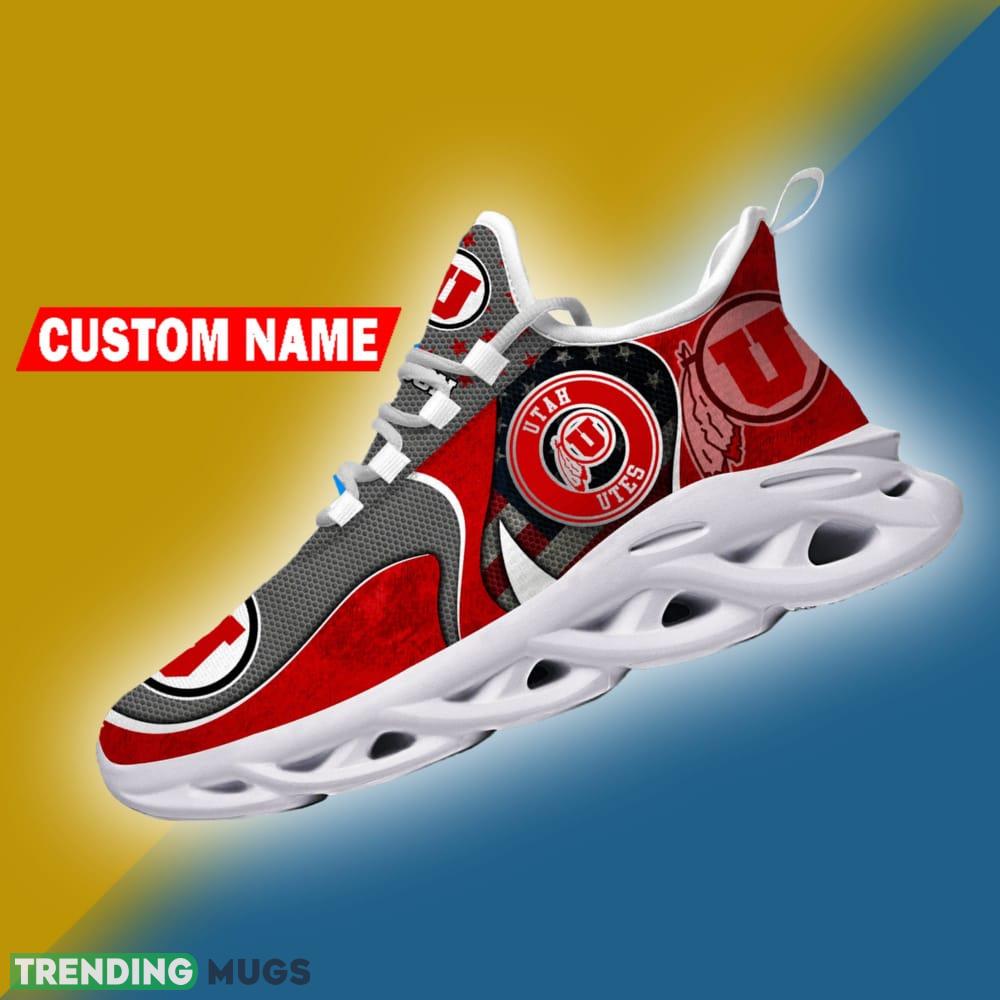Utah Utes NCAA Logo Flag Running Shoes Personalized Max Soul Sneakers - Utah Utes NCAA Logo Flag Running Shoes Personalized Max Soul Sneakers Photo 4 Utah Utes NCAA Logo Flag Running Shoes Personalized Max Soul Sneakers - Utah Utes NCAA Logo Flag Running Shoes Personalized Max Soul Sneakers Photo 4