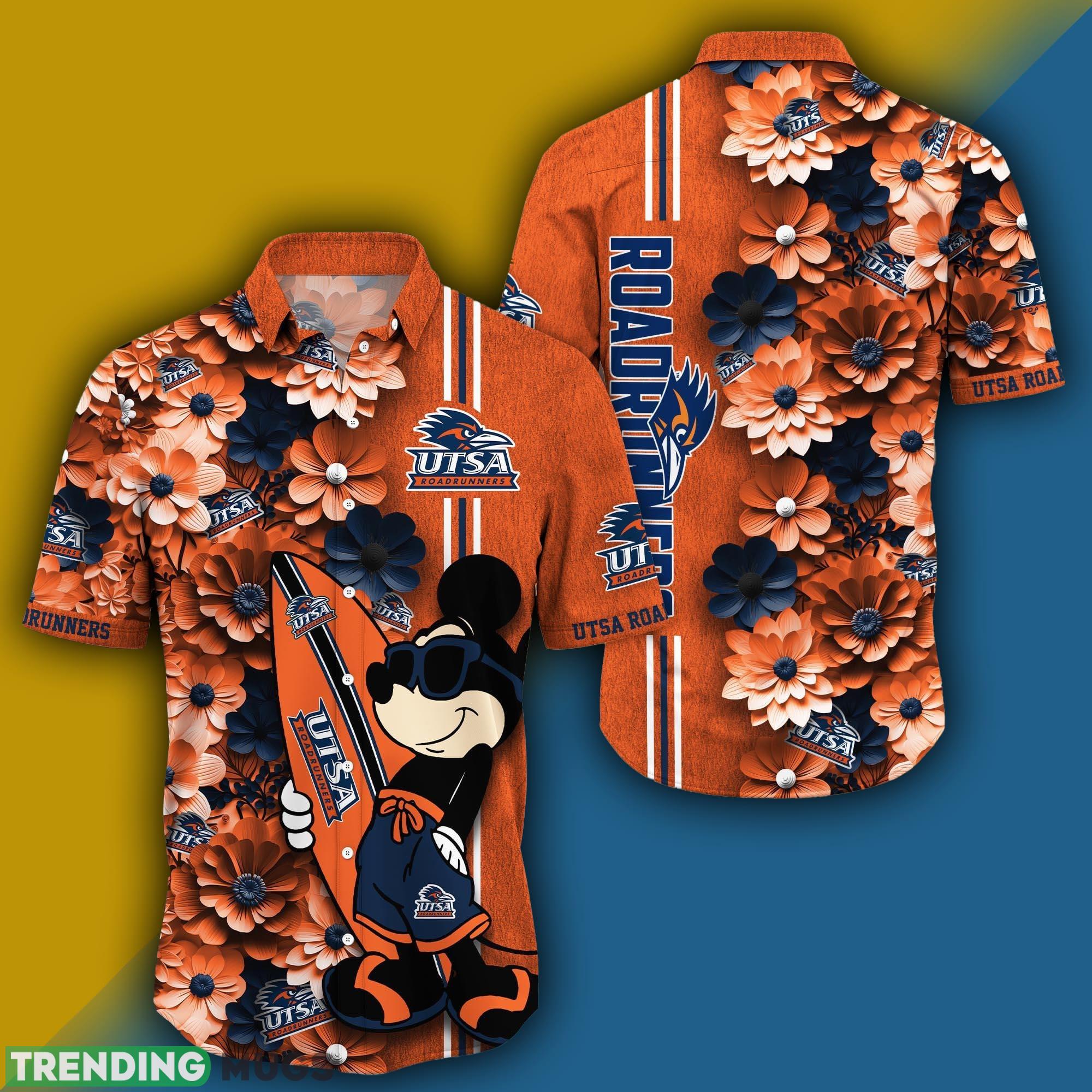 UTSA Roadrunners Aloha Mick Pattern Hawaiian Shirt For Fans - UTSA Roadrunners Aloha Mick Pattern Hawaiian Shirt Photo 2