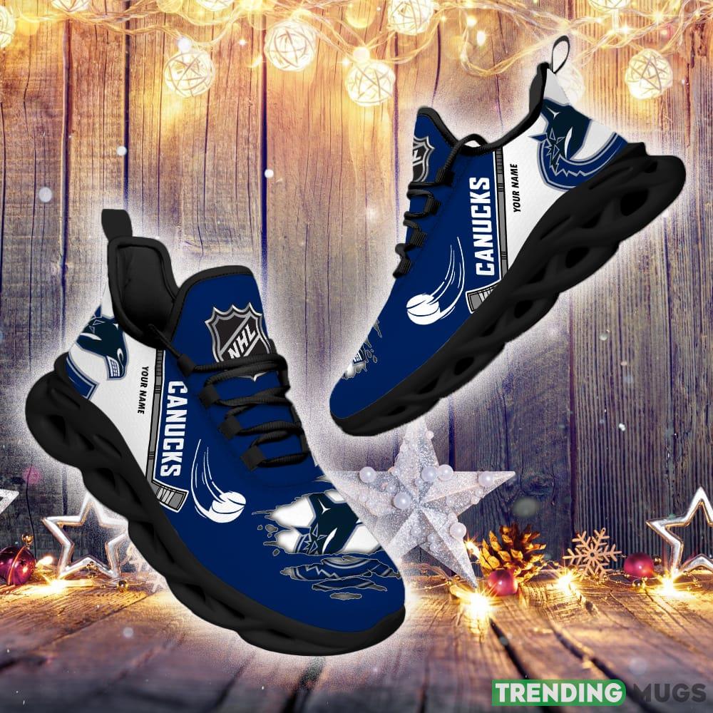Vancouver Canucks Custom Name NHL Max Soul Shoes Gift For Fans Running Sneaker Max Soul Vancouver Canucks Custom Name NHL Max Soul Shoes Gift For Fans Running Sneaker Max Soul