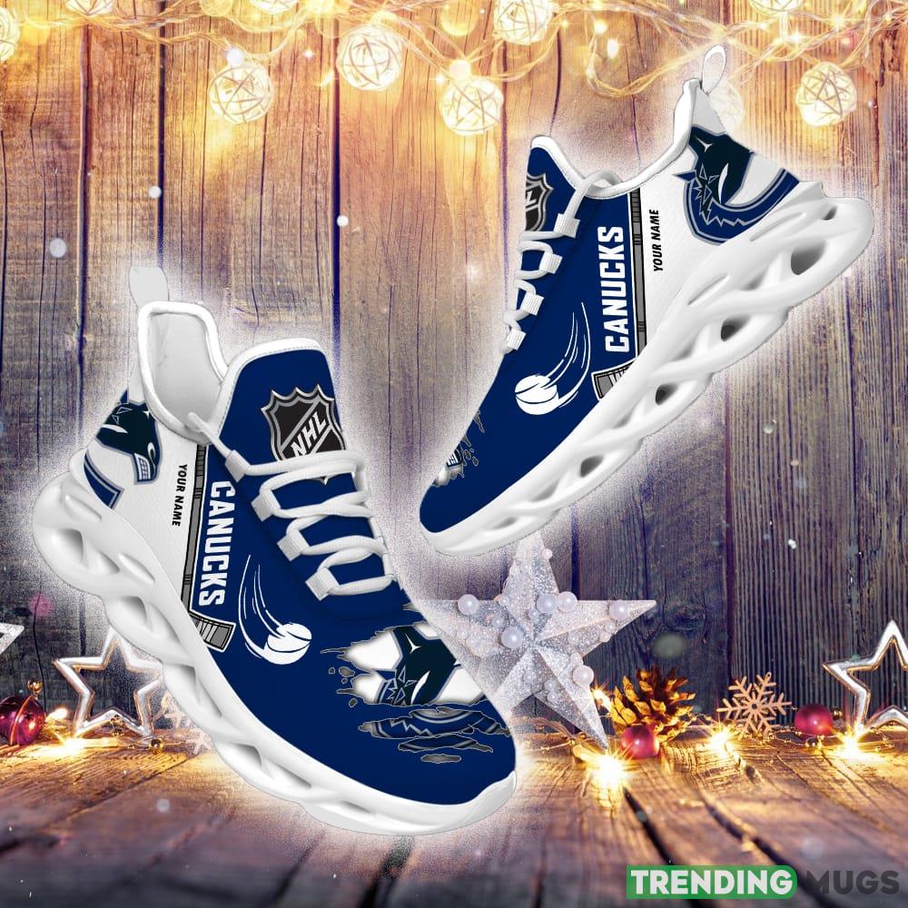 Vancouver Canucks Custom Name NHL Max Soul Shoes Gift For Fans Running Sneaker Max Soul Vancouver Canucks Custom Name NHL Max Soul Shoes Gift For Fans Running Sneaker Max Soul