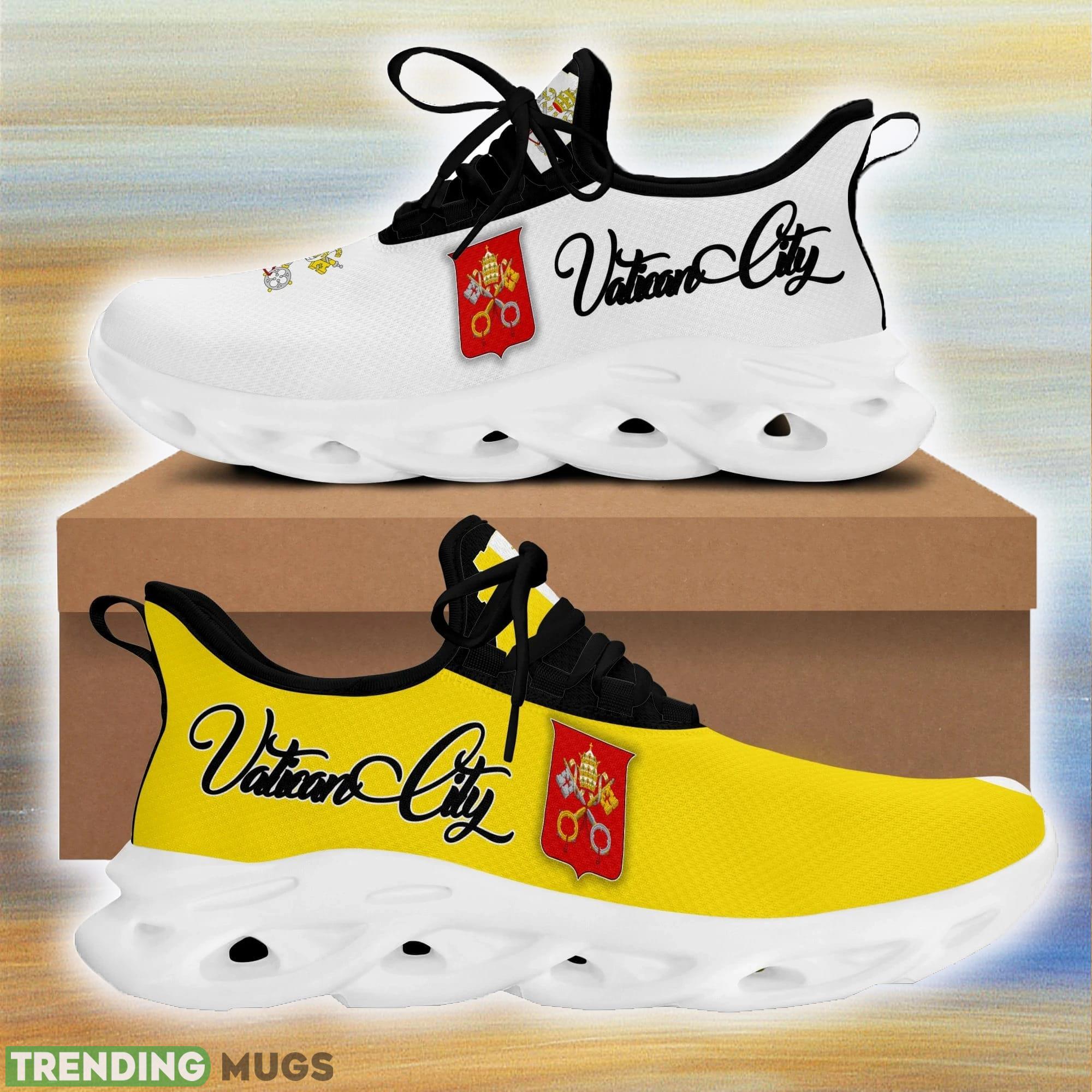 Vatican City Max Soul Shoes Unisex Sneakers For Men And Women Gift - Vatican City Authentic Clunky Max Soul Shoes Unisex Sneakers Vatican City Max Soul Shoes Unisex Sneakers For Men And Women Gift - Vatican City Authentic Clunky Max Soul Shoes Unisex Sneakers