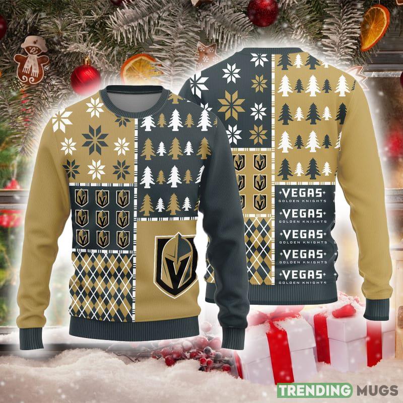 Vegas Golden Knights Christmas Pine Trees Pattern Knitted Ugly Christmas Sweater AOP Gift For Men And Women - Vegas Golden Knights Christmas Pine Trees Pattern Knitted Ugly Christmas Sweater AOP Gift For Men And Women Vegas Golden Knights Christmas Pine Trees Pattern Knitted Ugly Christmas Sweater AOP Gift For Men And Women - Vegas Golden Knights Christmas Pine Trees Pattern Knitted Ugly Christmas Sweater AOP Gift For Men And Women