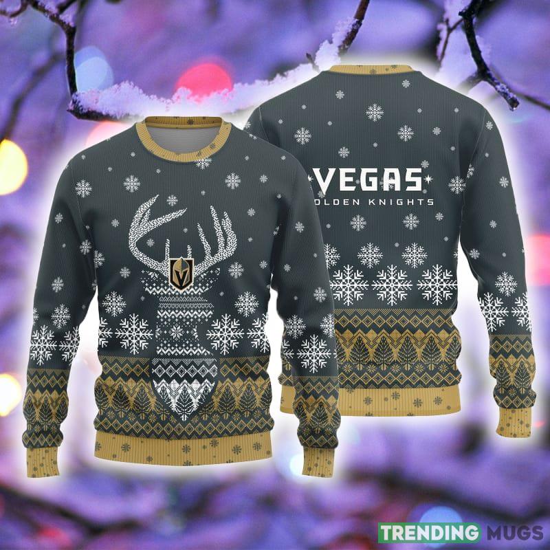 Vegas Golden Knights Christmas Reindeer Ugly Christmas Sweater Wishes AOP Gift For Fans - Vegas Golden Knights Christmas Reindeer Ugly Christmas Sweater Wishes AOP Gift For Fans Vegas Golden Knights Christmas Reindeer Ugly Christmas Sweater Wishes AOP Gift For Fans - Vegas Golden Knights Christmas Reindeer Ugly Christmas Sweater Wishes AOP Gift For Fans