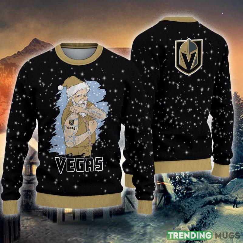 Vegas Golden Knights Christmas Santa Claus Tattoo Knitted Ugly Christmas Sweater AOP Gift For Men And Women - Vegas Golden Knights Christmas Santa Claus Tattoo Knitted Ugly Christmas Sweater AOP Gift For Men And Women Vegas Golden Knights Christmas Santa Claus Tattoo Knitted Ugly Christmas Sweater AOP Gift For Men And Women - Vegas Golden Knights Christmas Santa Claus Tattoo Knitted Ugly Christmas Sweater AOP Gift For Men And Women