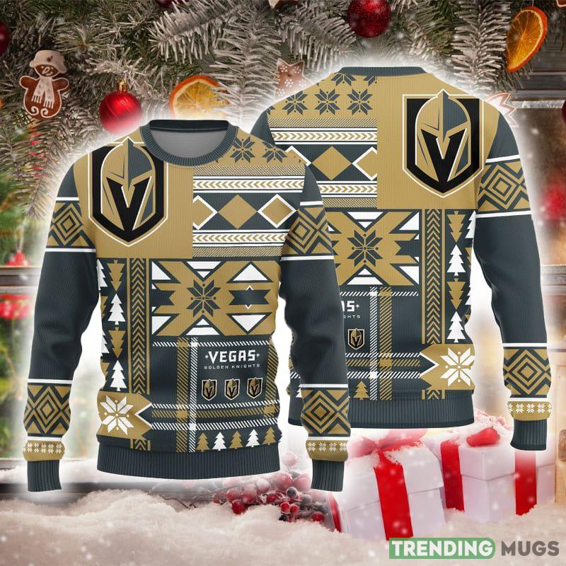 Vegas Golden Knights Christmas Snowflakes Pattern Knitted Ugly Christmas Sweater AOP Gift For Men And Women - Vegas Golden Knights Christmas Snowflakes Pattern Knitted Ugly Christmas Sweater AOP Gift For Men And Women Vegas Golden Knights Christmas Snowflakes Pattern Knitted Ugly Christmas Sweater AOP Gift For Men And Women - Vegas Golden Knights Christmas Snowflakes Pattern Knitted Ugly Christmas Sweater AOP Gift For Men And Women