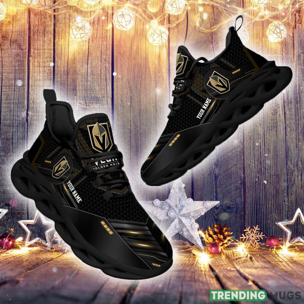 Vegas Golden Knights NHL Sport Black Max Soul Shoes Custom Name Running Sneakers For Fans Gift Max Soul Vegas Golden Knights NHL Sport Black Max Soul Shoes Custom Name Running Sneakers For Fans Gift Max Soul