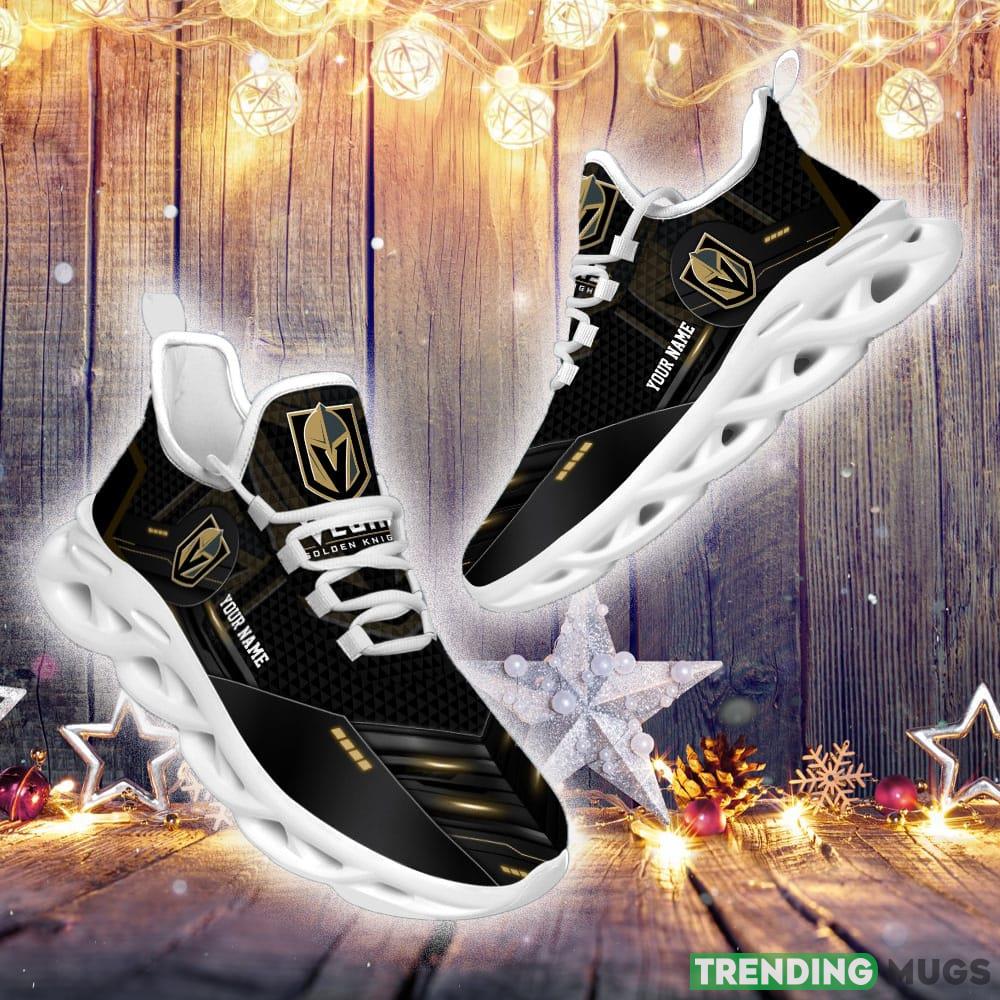 Vegas Golden Knights NHL Sport Black Max Soul Shoes Custom Name Running Sneakers For Fans Gift Max Soul Vegas Golden Knights NHL Sport Black Max Soul Shoes Custom Name Running Sneakers For Fans Gift Max Soul