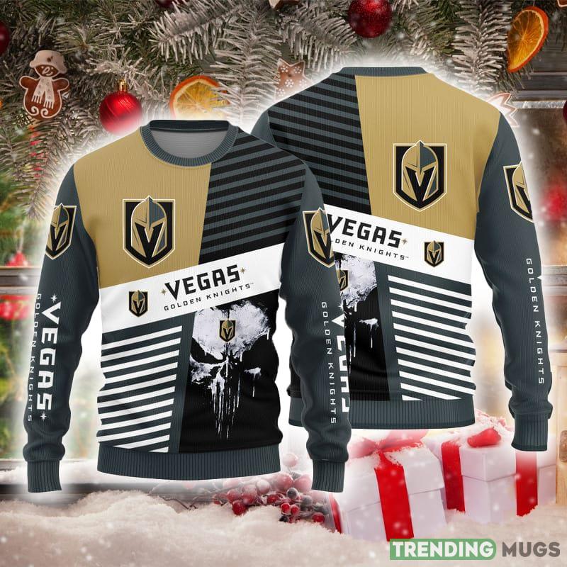 Vegas Golden Knights Skull Pattern Knitted Ugly Christmas Sweater AOP Gift For Men And Women - Vegas Golden Knights Skull Pattern Knitted Ugly Christmas Sweater AOP Gift For Men And Women Vegas Golden Knights Skull Pattern Knitted Ugly Christmas Sweater AOP Gift For Men And Women - Vegas Golden Knights Skull Pattern Knitted Ugly Christmas Sweater AOP Gift For Men And Women