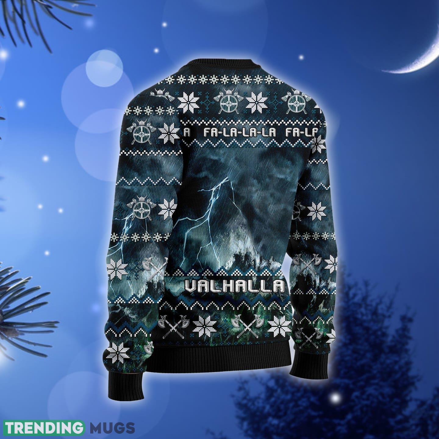 Viking Symbol Ugly Christmas Sweater Gift Men Women 3D Sweater Viking Symbol Ugly Christmas Sweater Gift Men Women 3D Sweater