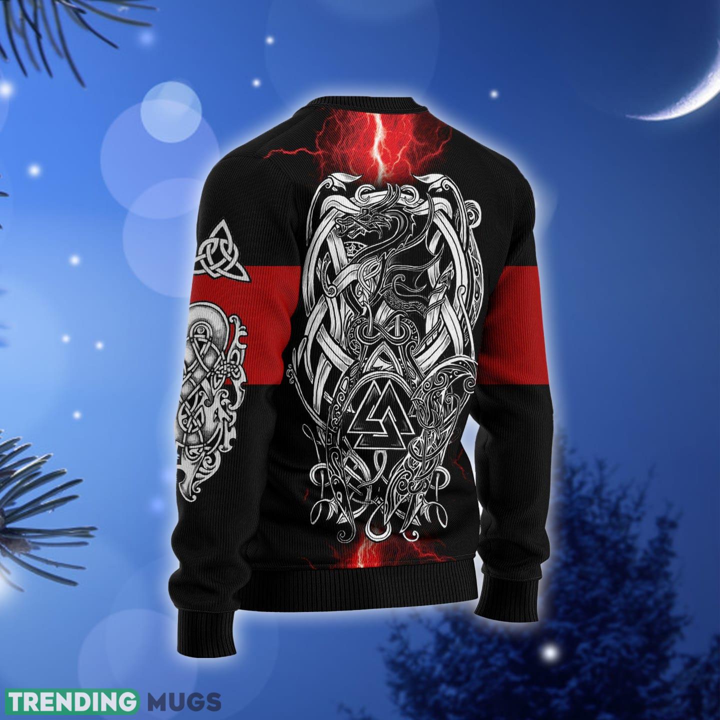 Viking Ugly Christmas Sweater Gift Men Women 3D Sweater Viking Ugly Christmas Sweater Gift Men Women 3D Sweater