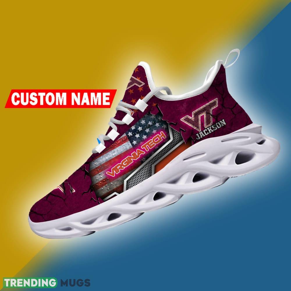 Virginia Tech Hokies NCAA Sport Sneakers Flag Pattern Max Soul Shoes Personalized - Virginia Tech Hokies NCAA Sport Sneakers Flag Pattern Max Soul Shoes Personalized Photo 4 Virginia Tech Hokies NCAA Sport Sneakers Flag Pattern Max Soul Shoes Personalized - Virginia Tech Hokies NCAA Sport Sneakers Flag Pattern Max Soul Shoes Personalized Photo 4
