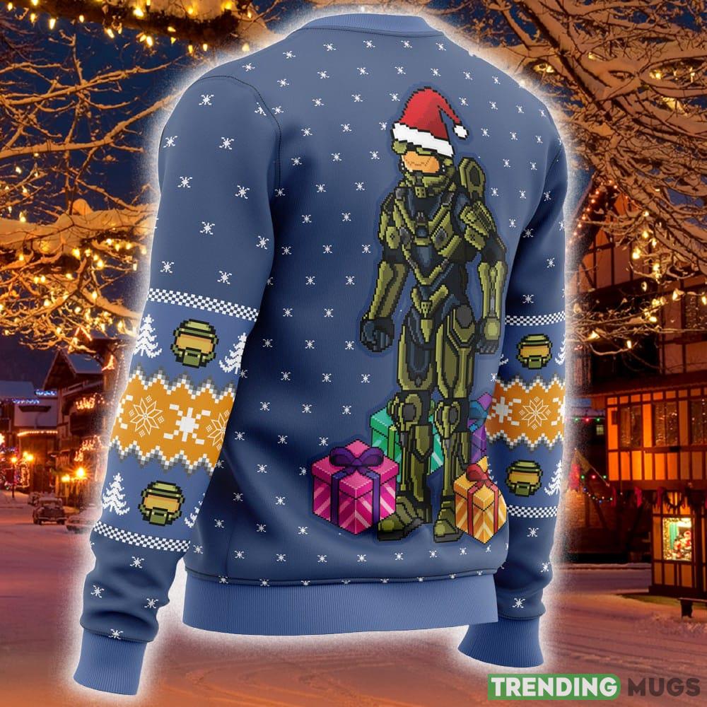 Wake Me When You Need Presents Halo Ugly Christmas 3D Sweater Gift For Men And Women 3D Sweater Wake Me When You Need Presents Halo Ugly Christmas 3D Sweater Gift For Men And Women 3D Sweater