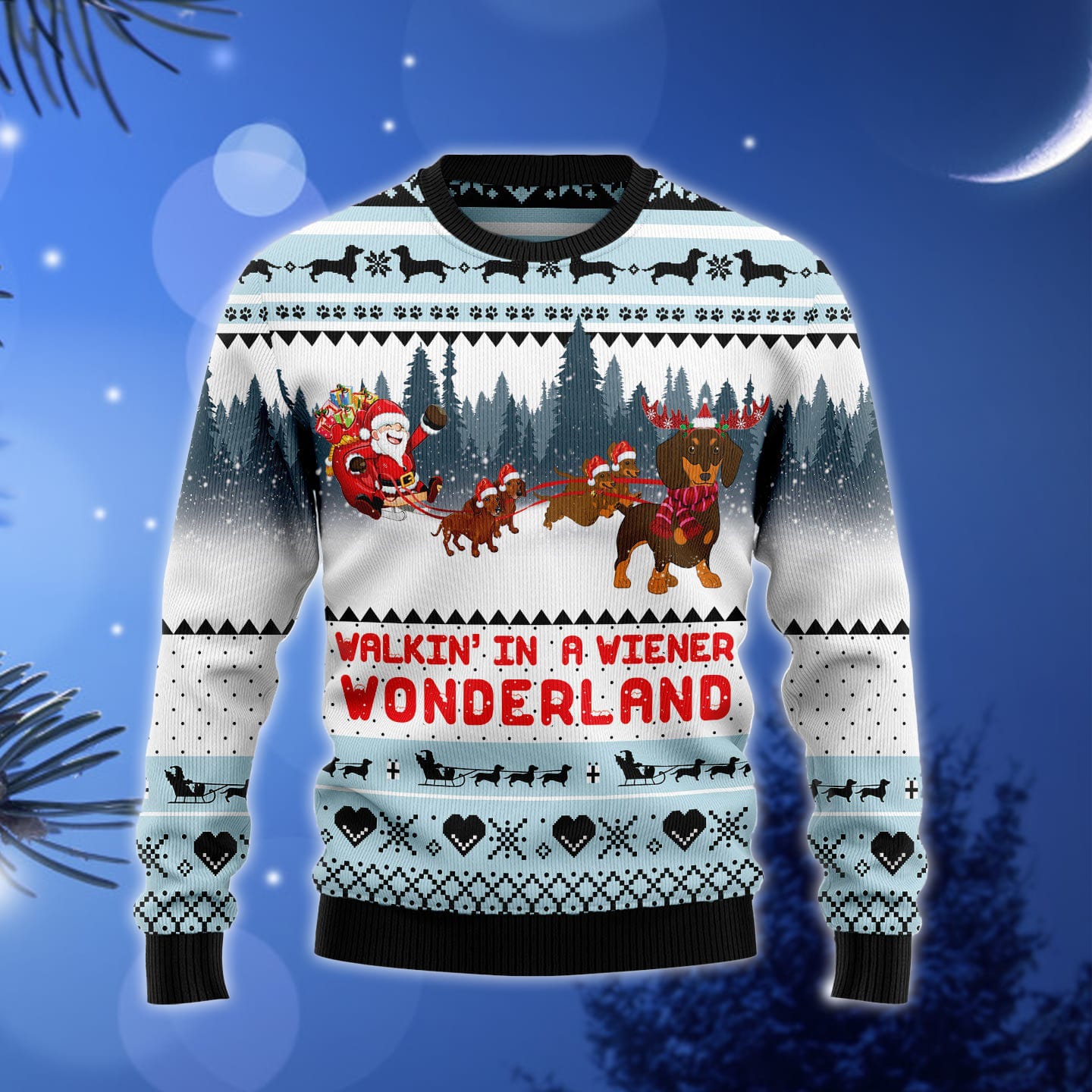 Walkin‘ In A Weiner Wonderland Ugly Christmas Sweater Gift Men Women - 120923-101345 Walkin‘ In A Weiner Wonderland Ugly Christmas Sweater Gift Men Women - 120923-101345