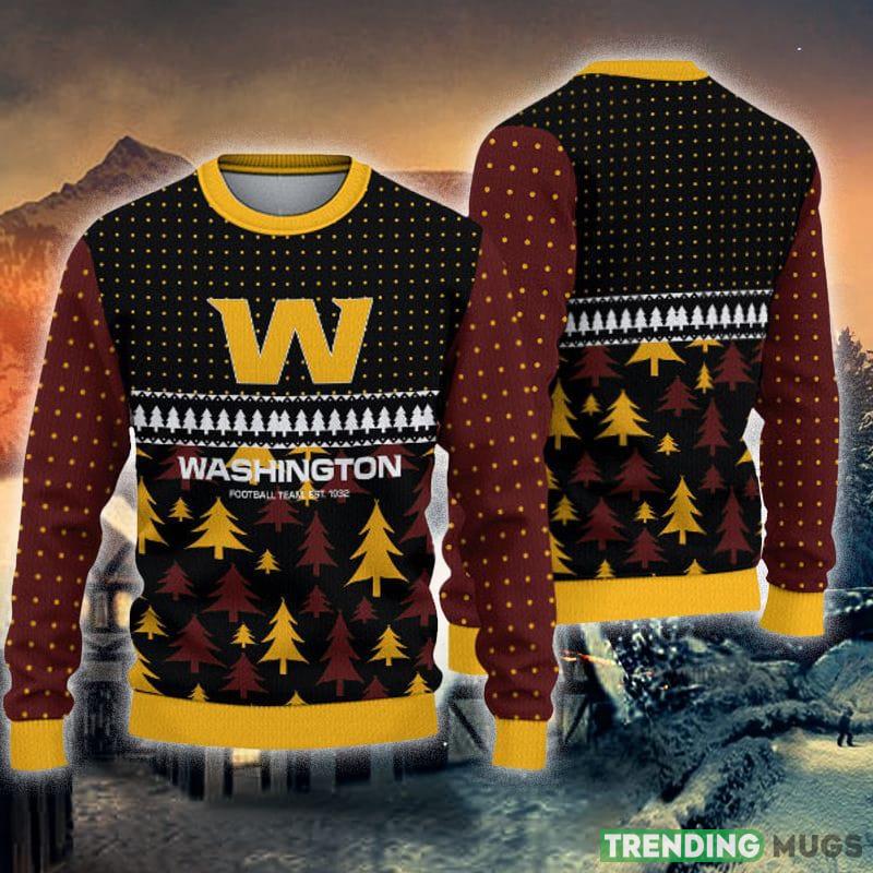 Washington Football Team Christmas Pattern Ugly Christmas Sweater Holiday AOP Gift For Fans - Washington Football Team Christmas Pattern Ugly Christmas Sweater Holiday AOP Gift For Fans Washington Football Team Christmas Pattern Ugly Christmas Sweater Holiday AOP Gift For Fans - Washington Football Team Christmas Pattern Ugly Christmas Sweater Holiday AOP Gift For Fans