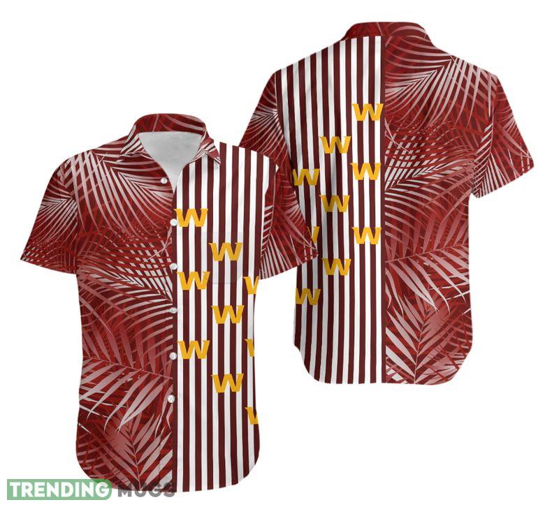 Washington Football Team Palm Leaves and Stripes Limited Edition Hawaiian Shirt For Men And Women - Washington Football Team Palm Leaves and Stripes Limited Edition Hawaiian Shirt For Men And Women Washington Football Team Palm Leaves and Stripes Limited Edition Hawaiian Shirt For Men And Women - Washington Football Team Palm Leaves and Stripes Limited Edition Hawaiian Shirt For Men And Women