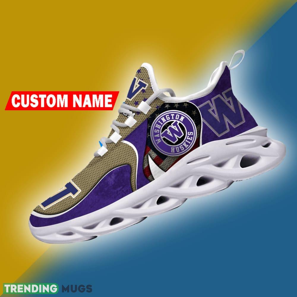 Washington Huskies NCAA Logo Flag Running Shoes Personalized Max Soul Sneakers - Washington Huskies NCAA Logo Flag Running Shoes Personalized Max Soul Sneakers Photo 4 Washington Huskies NCAA Logo Flag Running Shoes Personalized Max Soul Sneakers - Washington Huskies NCAA Logo Flag Running Shoes Personalized Max Soul Sneakers Photo 4