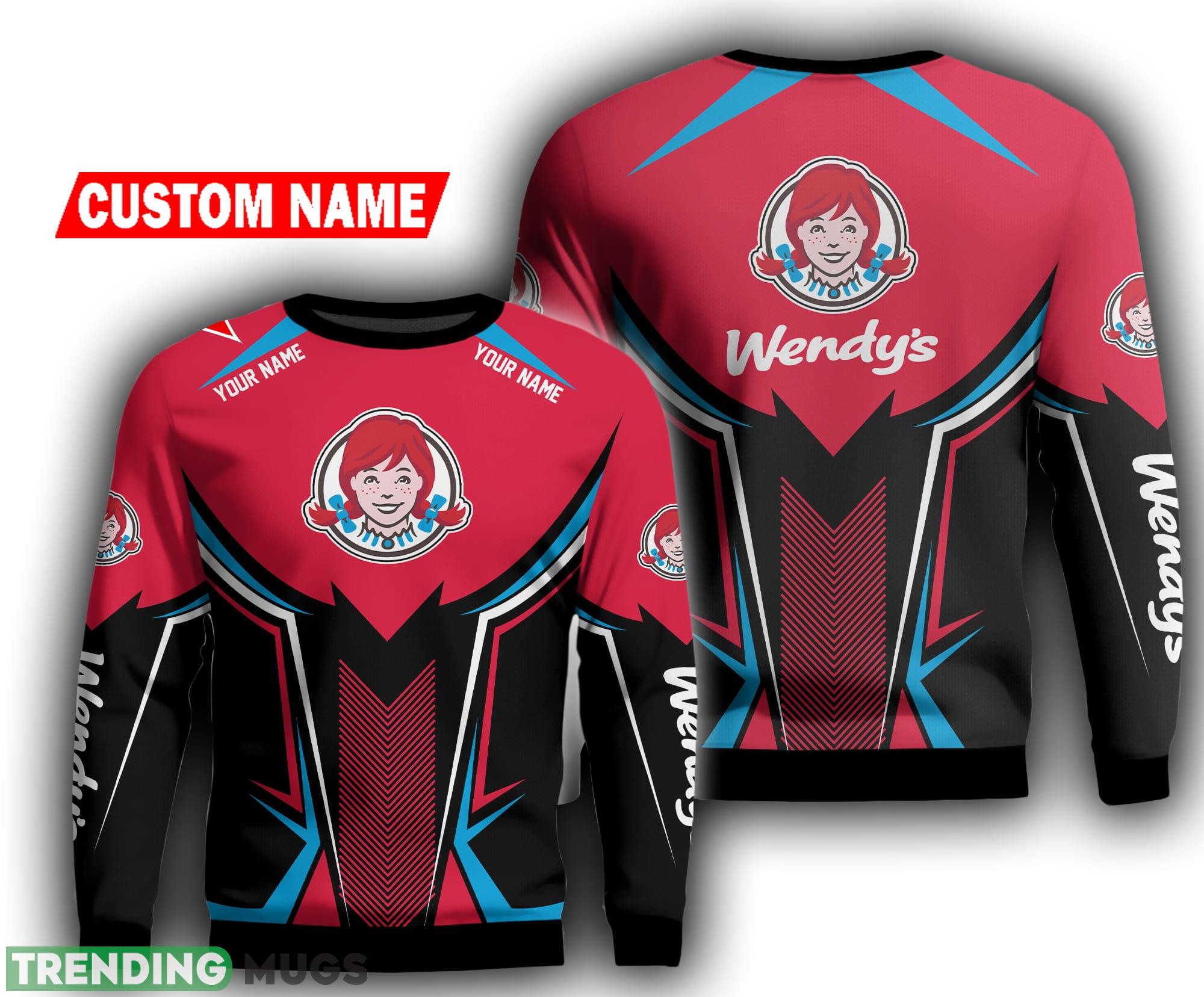 wendy's New Logo Ugly Sweater overseas Knitted Christmas Sweatshirt Custom Name 3D Sweater wendy's New Logo Ugly Sweater overseas Knitted Christmas Sweatshirt Custom Name - wendy's New Logo Ugly Sweater overseas Knitted Christmas Sweatshirt Custom Name