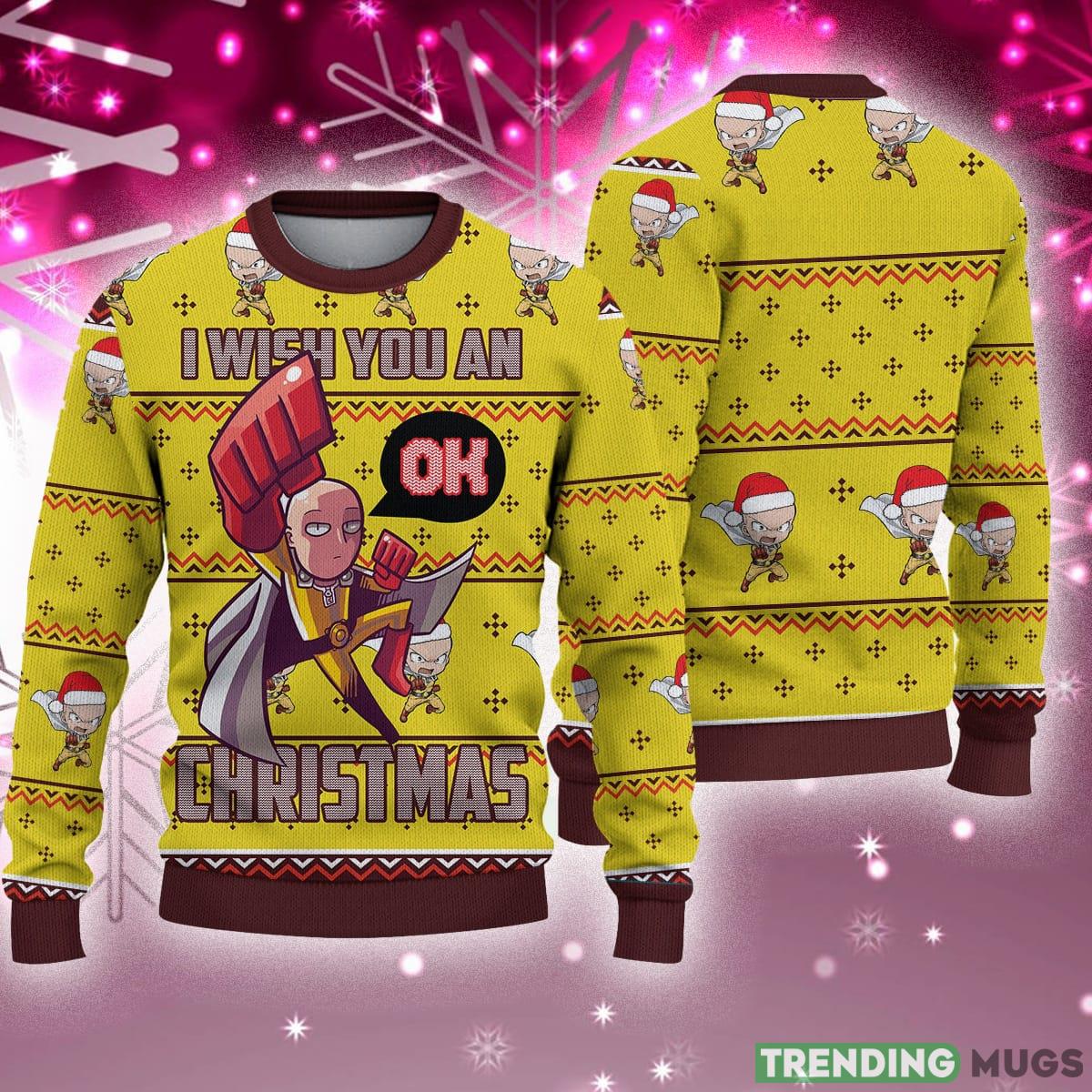 Wish You An Ok Ugly Christmas Sweater Holiday For Men And Women - Wish You An Ok Christmas Ugly Sweater Wish You An Ok Ugly Christmas Sweater Holiday For Men And Women - Wish You An Ok Christmas Ugly Sweater