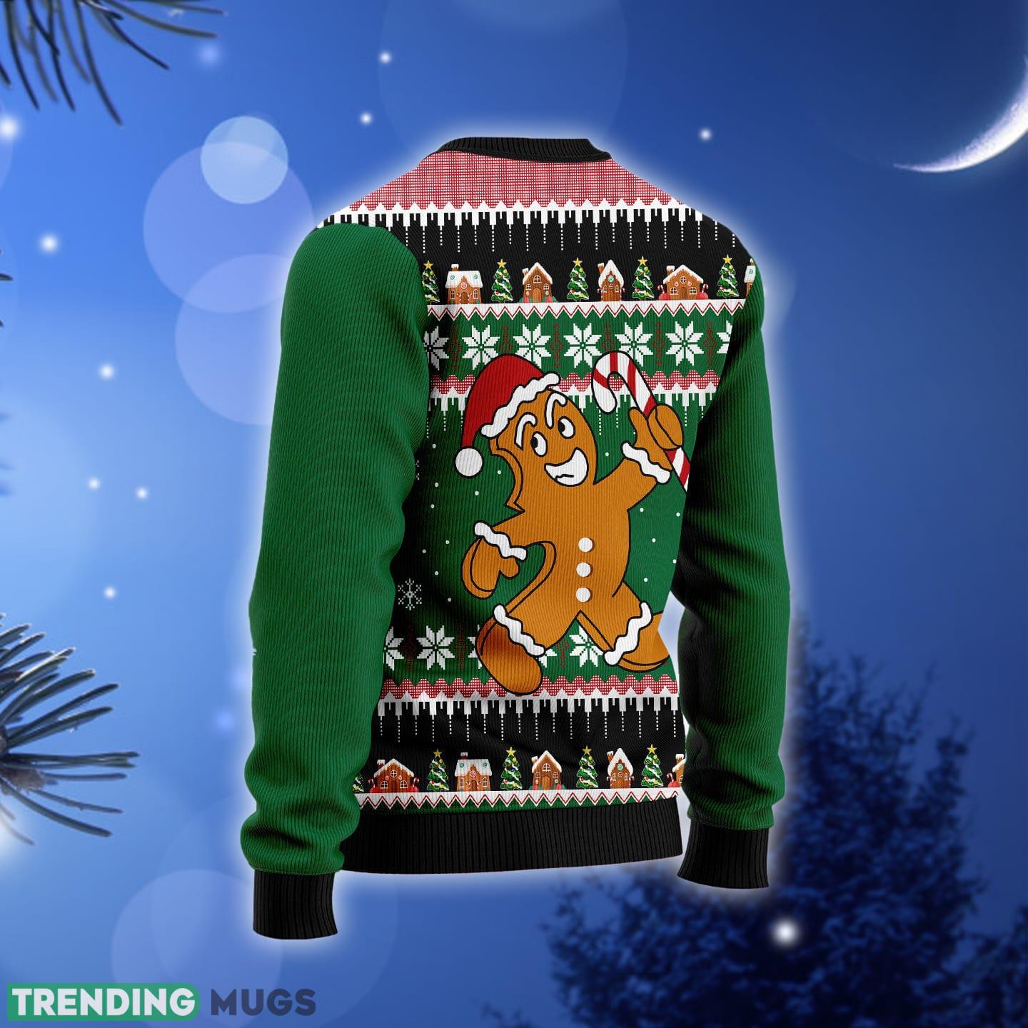 Xmas Gingerbread Man Ugly Christmas Sweater Gift Men Women 3D Sweater Xmas Gingerbread Man Ugly Christmas Sweater Gift Men Women 3D Sweater