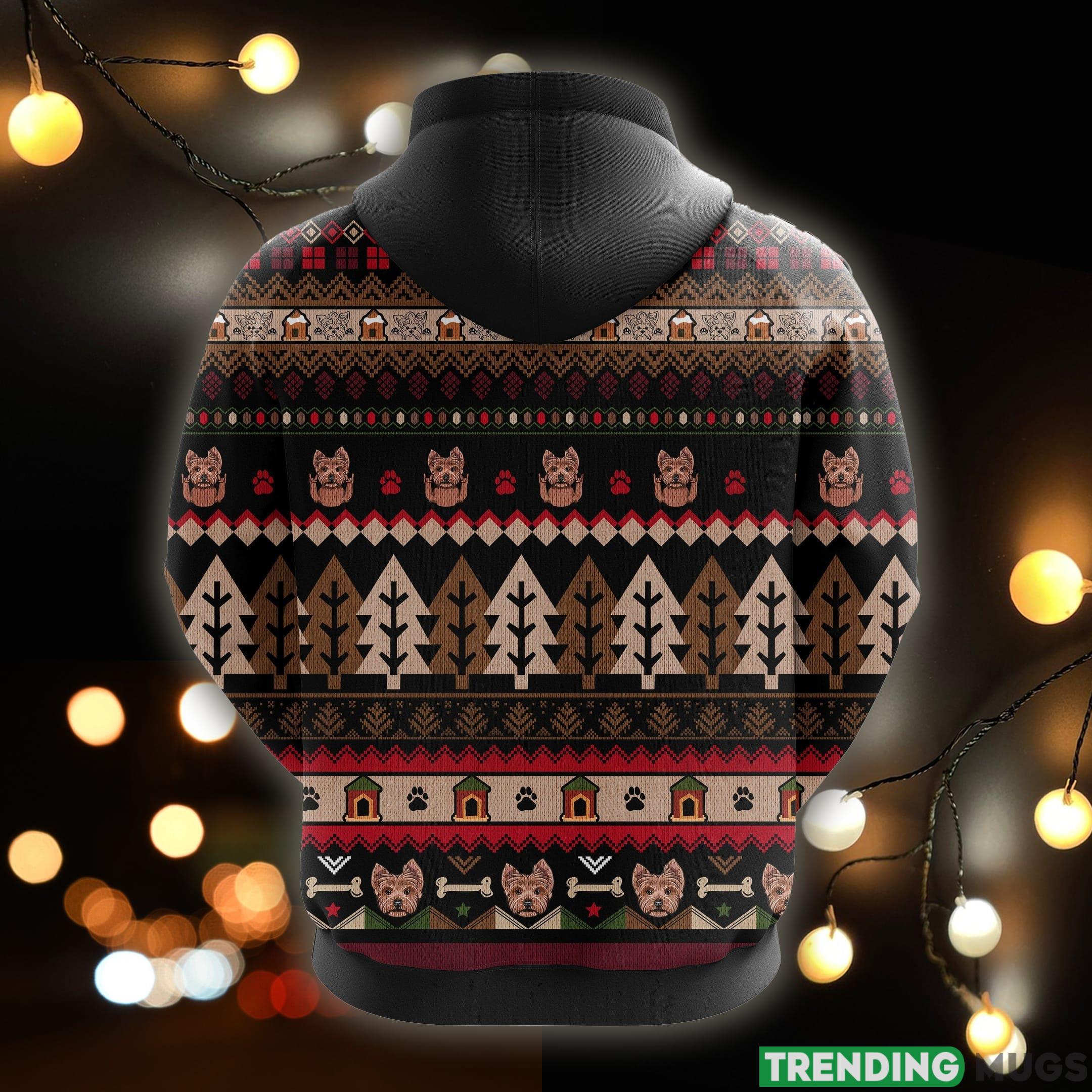 Yorkshire Christmas Cute Noel Mc Gaudy Ugly 3D Hoodie All Over Print Gift For Men Women 3D Hoodies Yorkshire Christmas Cute Noel Mc Gaudy Ugly 3D Hoodie All Over Print Gift For Men Women 3D Hoodies