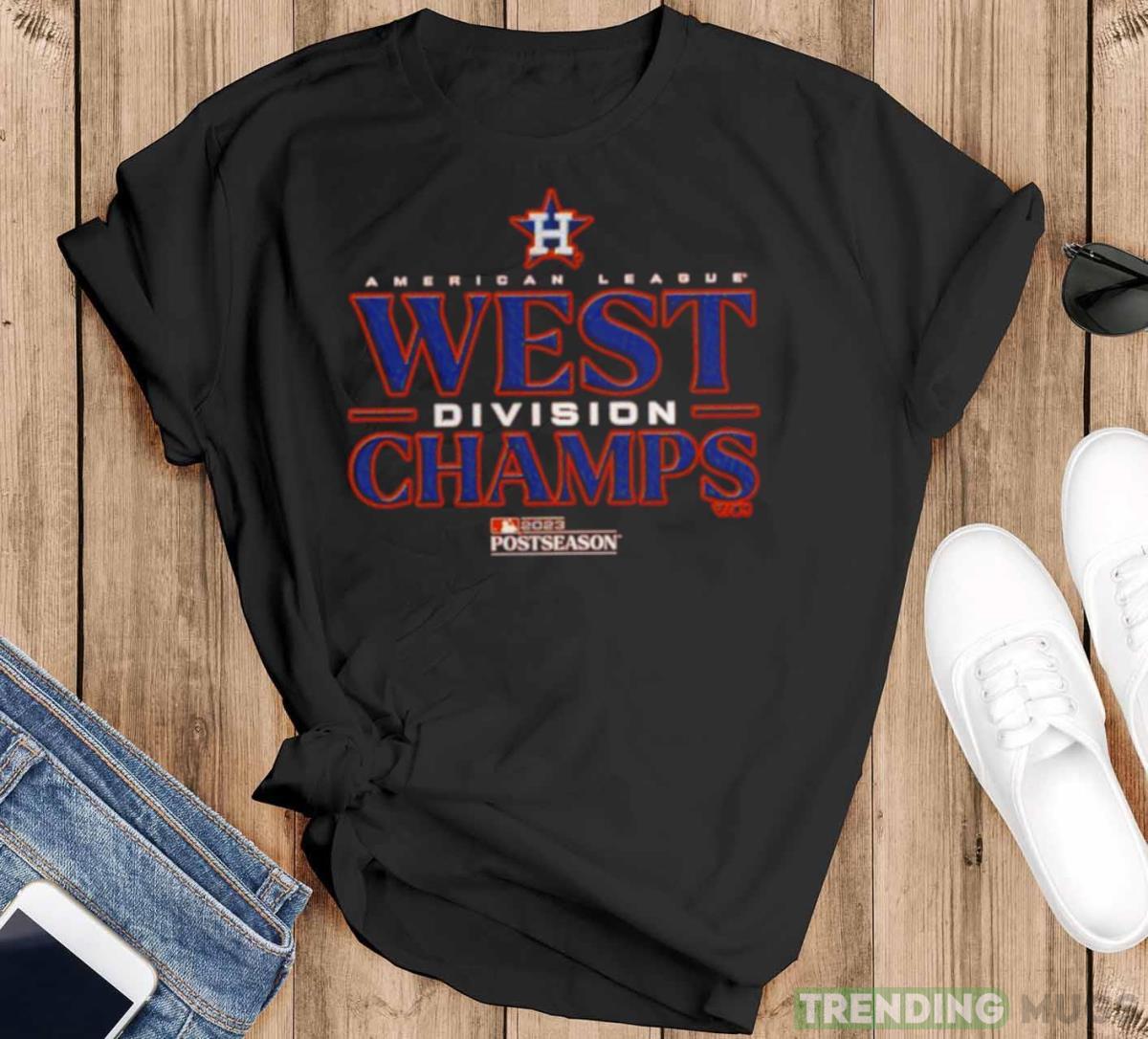 2023 Al West Division Champions Houston Astros Shirt Product Photo 1 2023 Al West Division Champions Houston Astros Shirt Product Photo 1