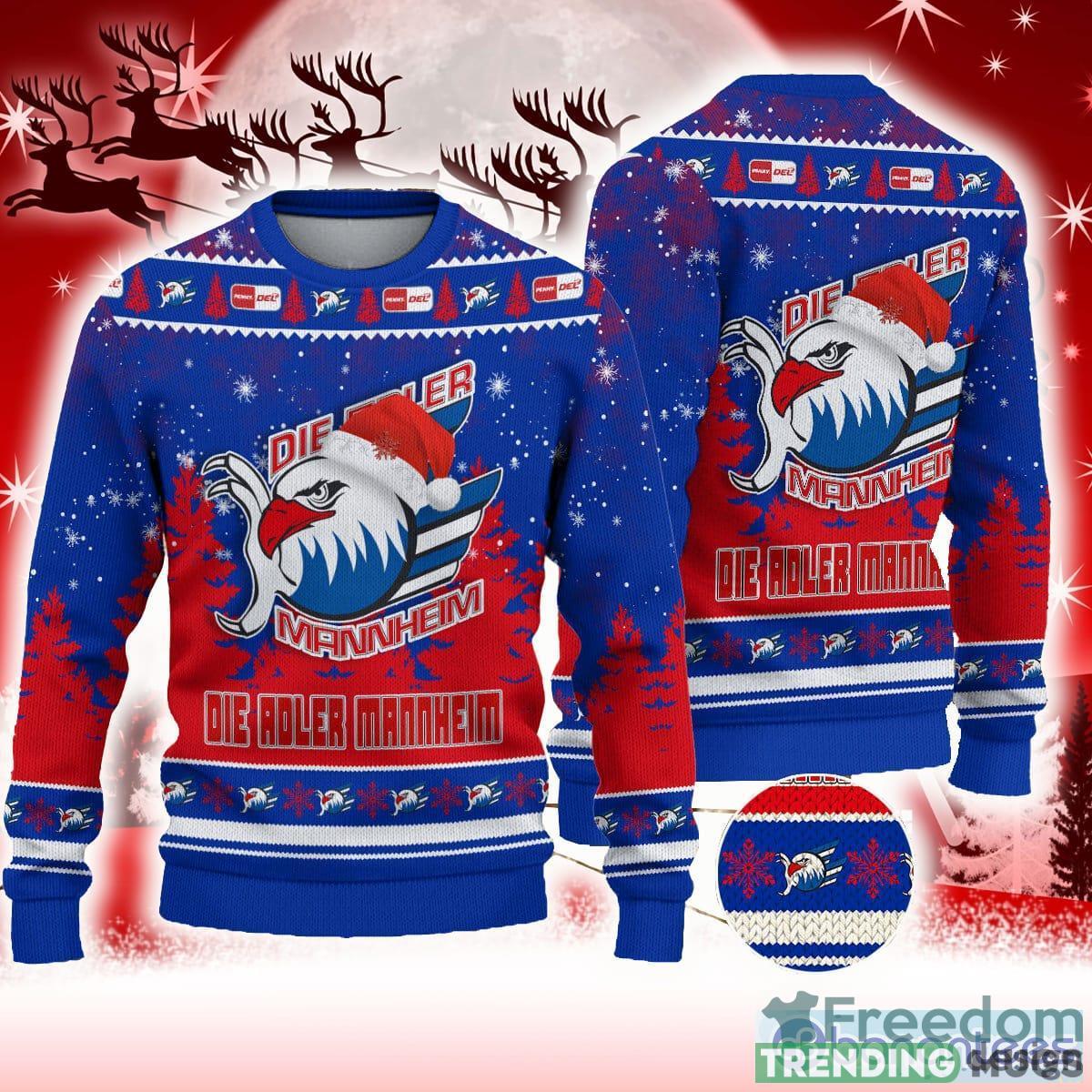 Adler Mannheim Red Ornament 3D Sweater All Over Printed For Men And Women Gift Christmas Holiday - Adler Mannheim 3D Sweater Photo 1 Adler Mannheim Red Ornament 3D Sweater All Over Printed For Men And Women Gift Christmas Holiday - Adler Mannheim 3D Sweater Photo 1